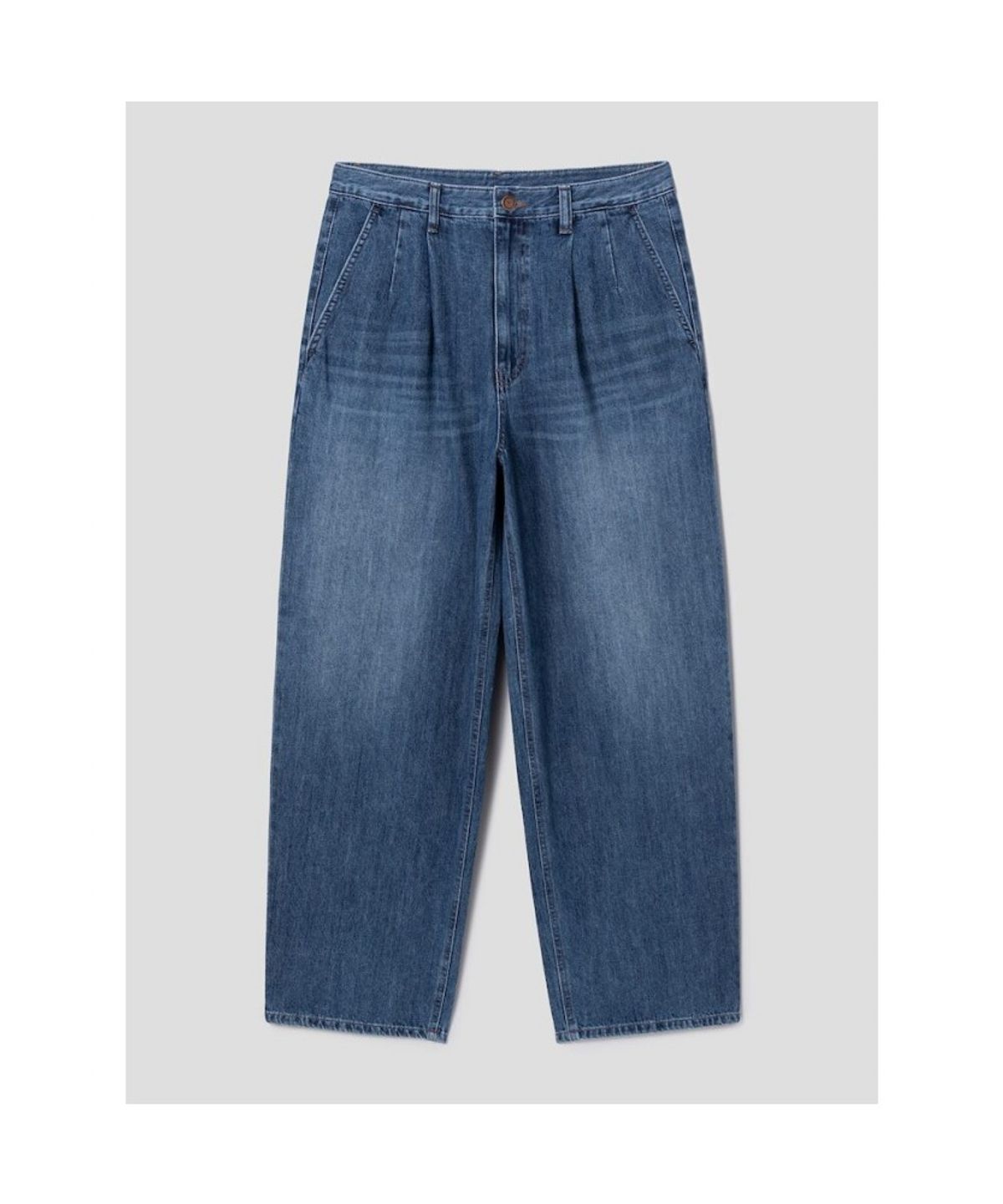 시프트지(SHIFT.G) WHPH OneTuck Wide Denim Pants  Navy
