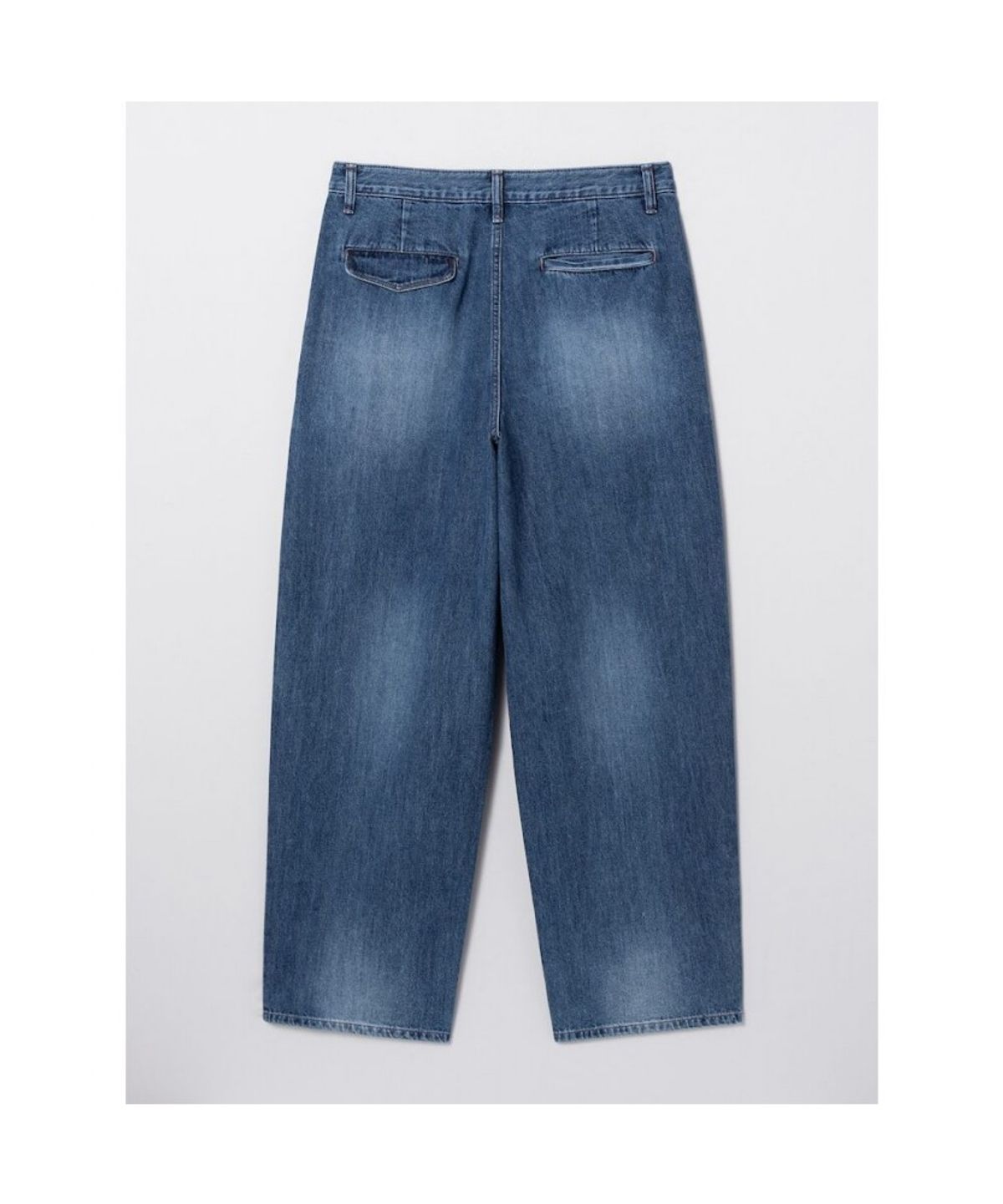 시프트지(SHIFT.G) WHPH OneTuck Wide Denim Pants  Navy