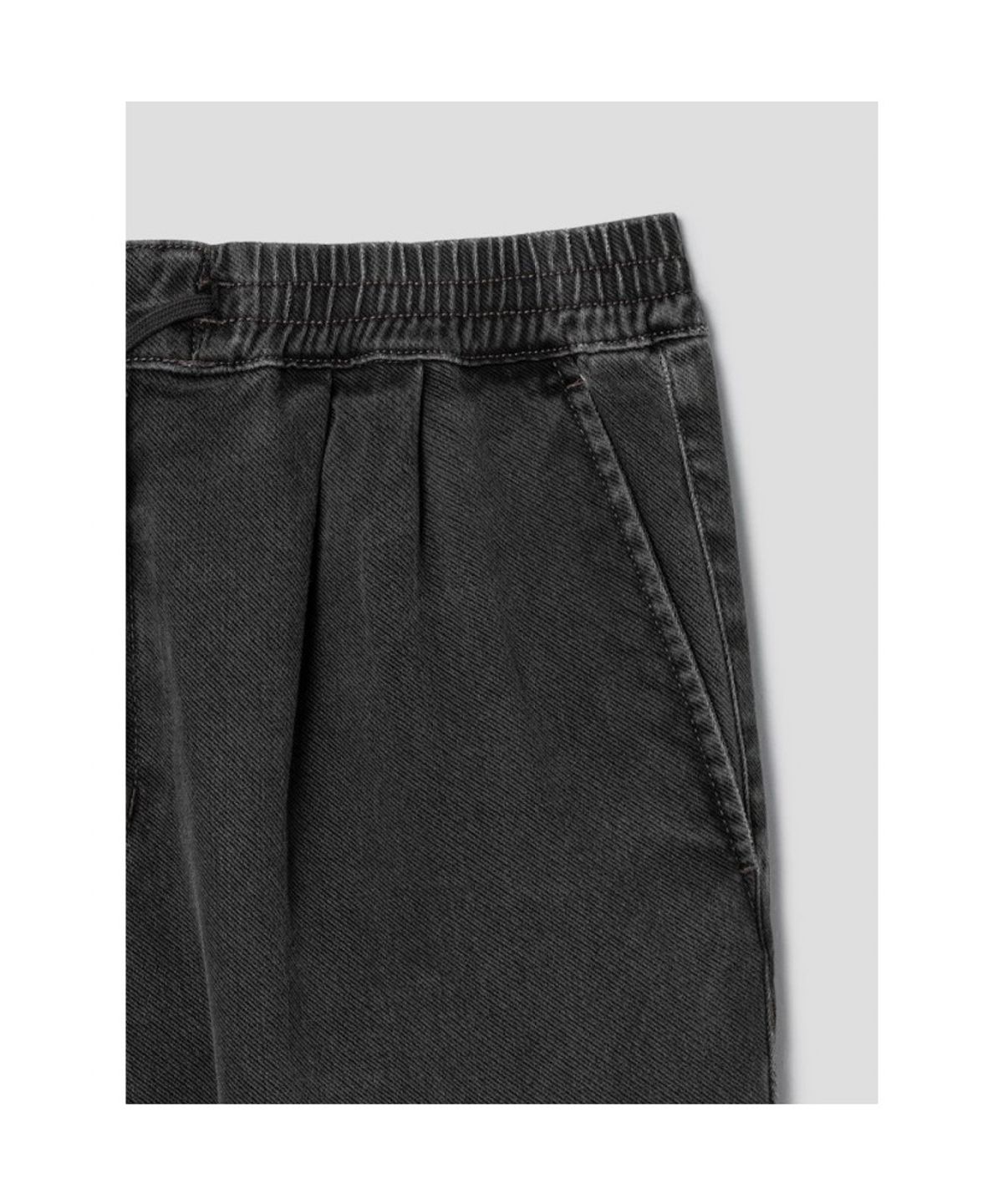 시프트지(SHIFT.G) Officer Pleats Denim Pants  Grey