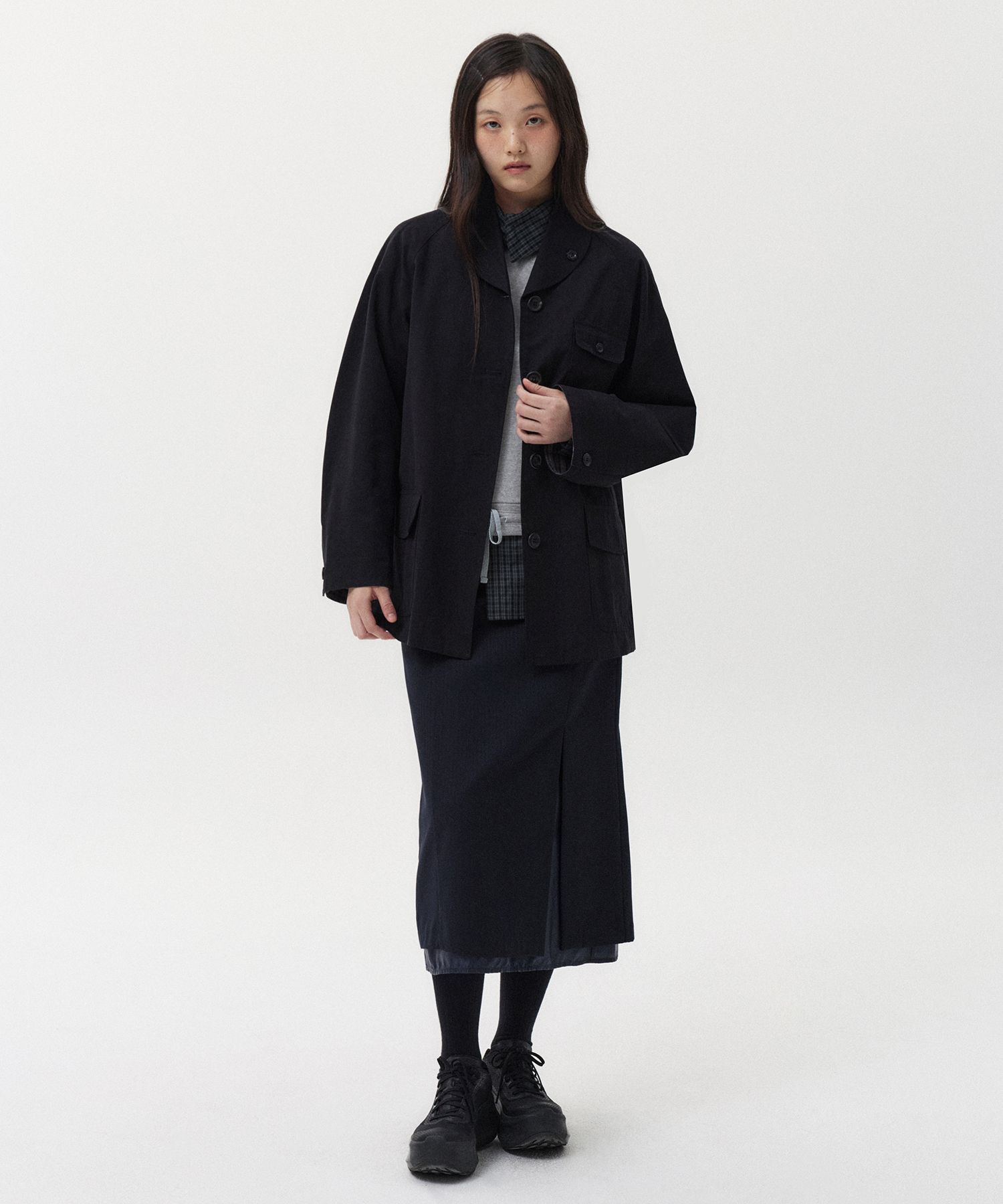 【OHESHIO】OVERSIZED RAGLAN JACKET MUSINSA | OHESHIO OVERSIZED RAGLAN JACKET, BLACK
