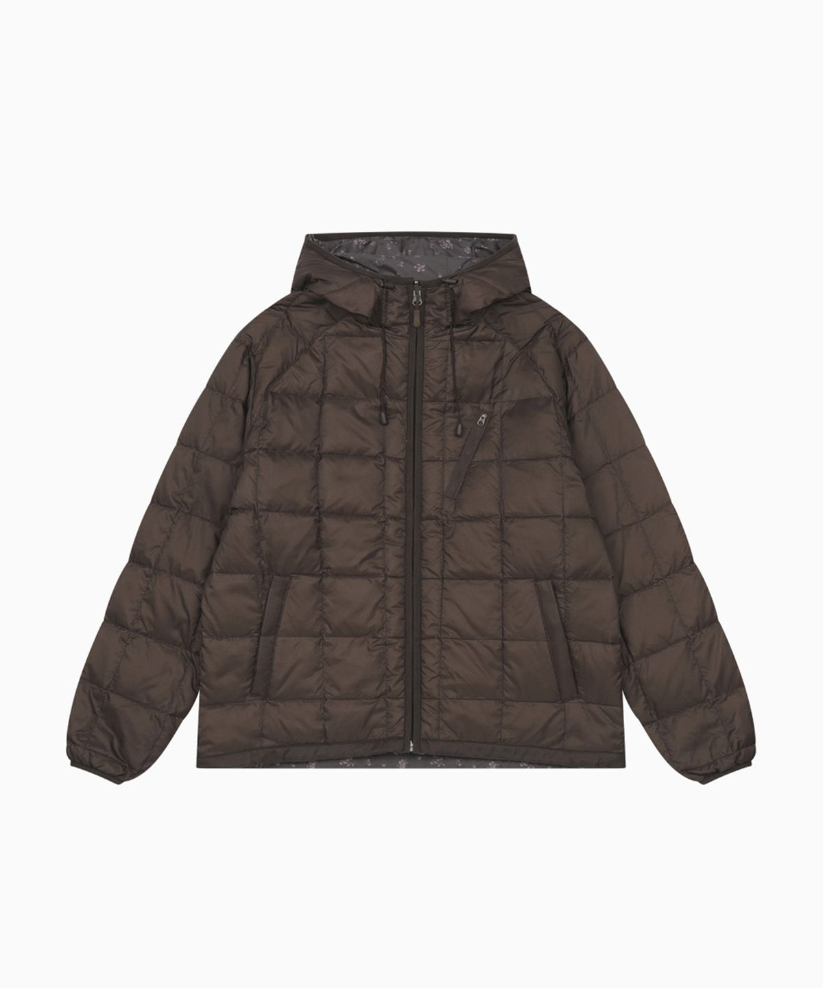 오헤시오(OHESHIO) REVERSIBLE PADDED DUCK DOWN, BROWN