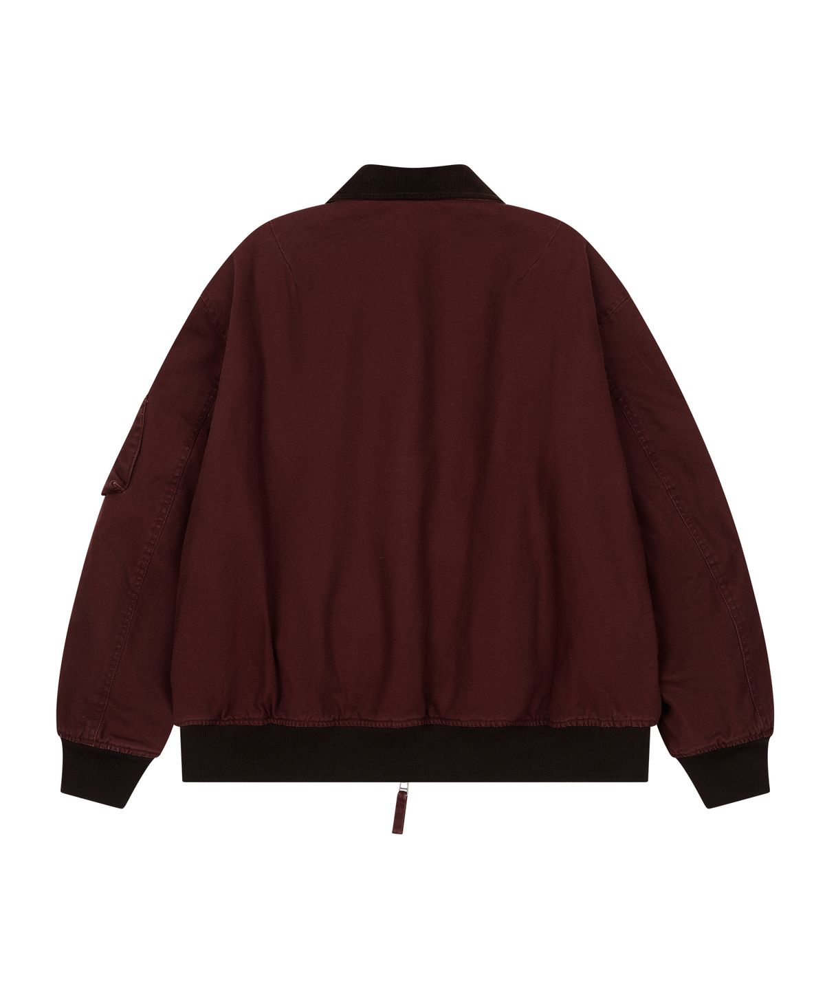 오헤시오(OHESHIO) WASHED COTTON BLOUSON, BURGUNDY