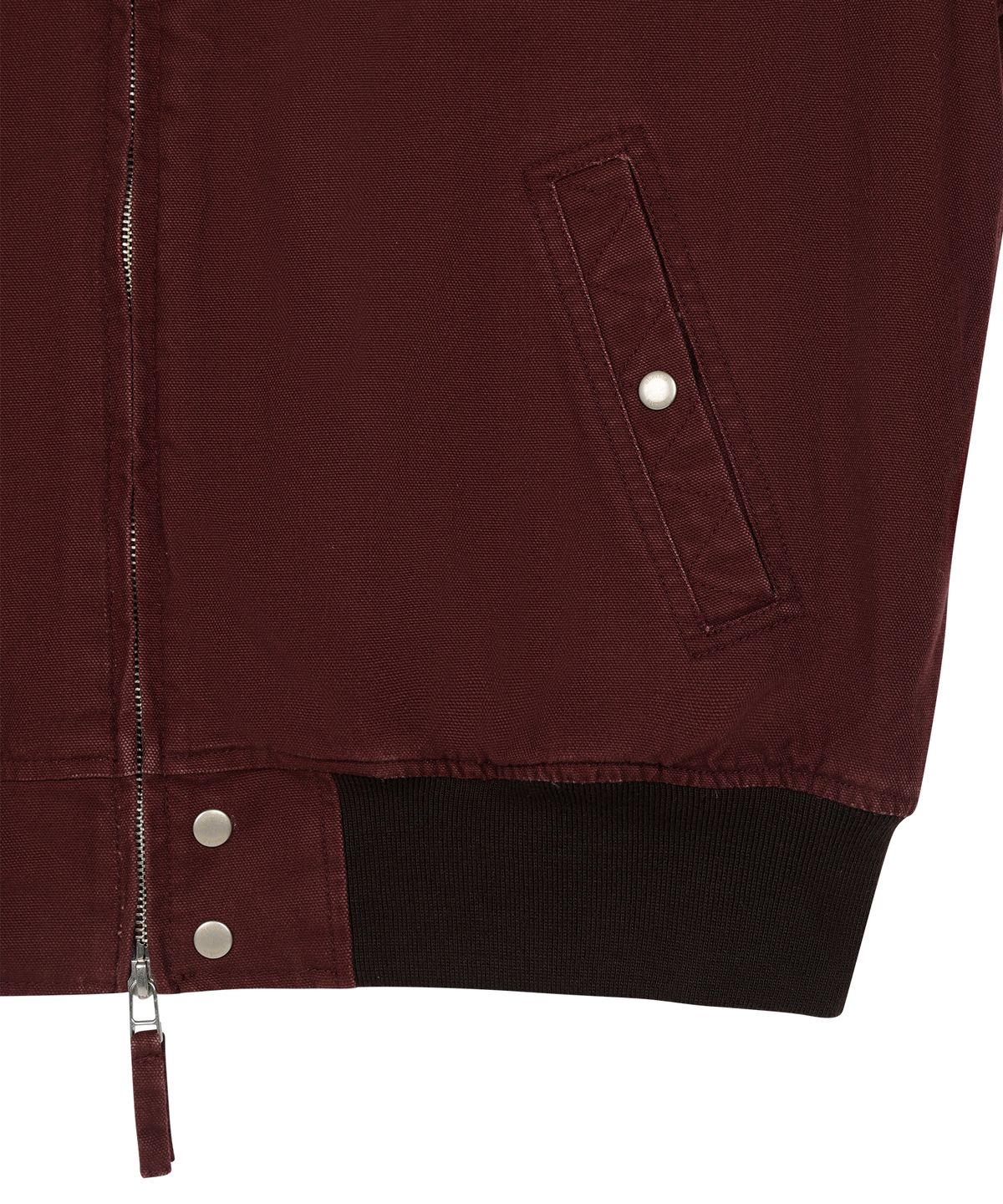 오헤시오(OHESHIO) WASHED COTTON BLOUSON, BURGUNDY