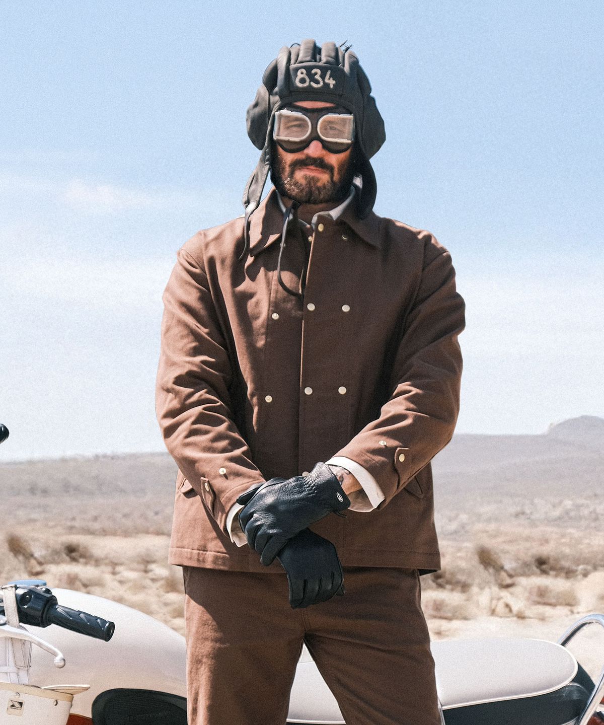 비디알(VDR) TRACK MECHANIC JACKET [Coca Mocha]