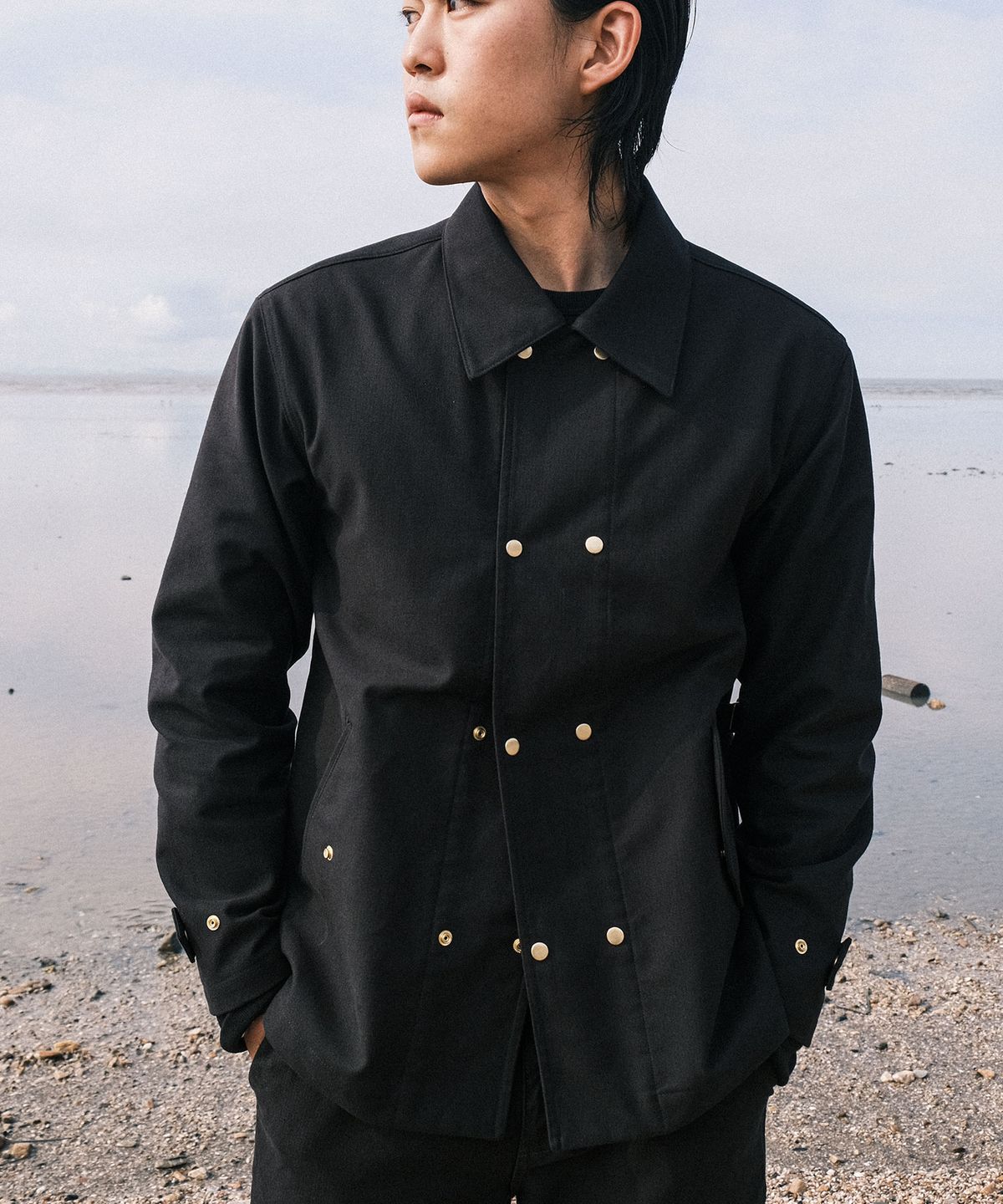 비디알(VDR) TRACK MECHANIC JACKET [Black Night]