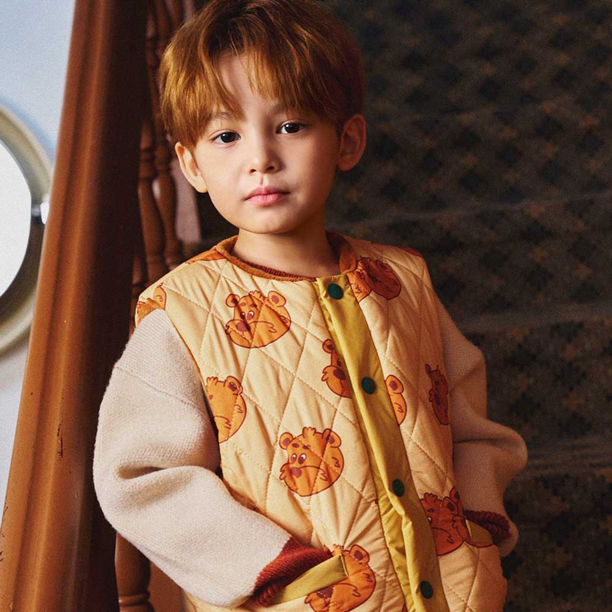 미니도우(MINIDOU) 미니도우 마이테디 리버시블 플리스 베스트