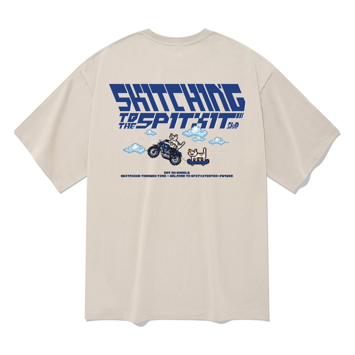 스핏싯(SPITXIT) SKITCHING 반팔 티셔츠 4color