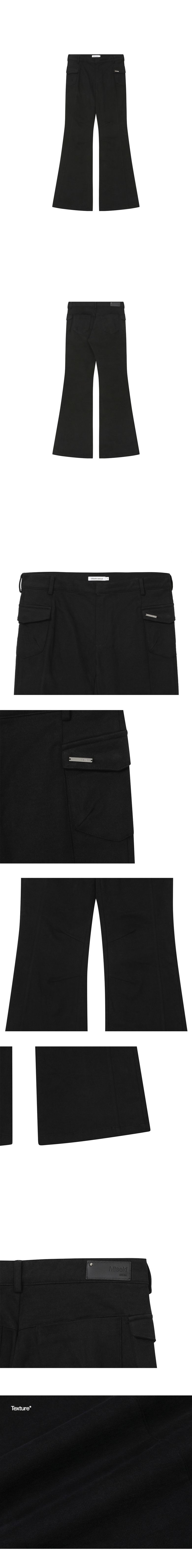 MISEKI SOUL Side pocket bootscut pants
