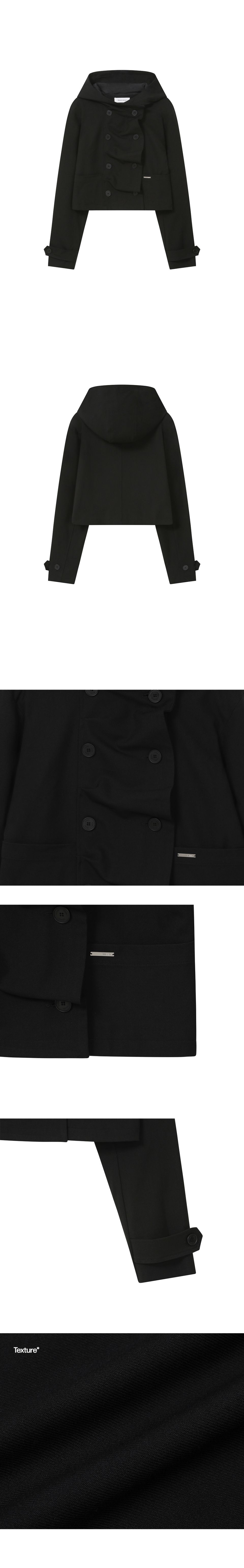 ジャケット・アウター miseki seoul Cowl neck button Jacket MUSINSA | MISEKI SEOUL Cowl neck button Jacket BLACK