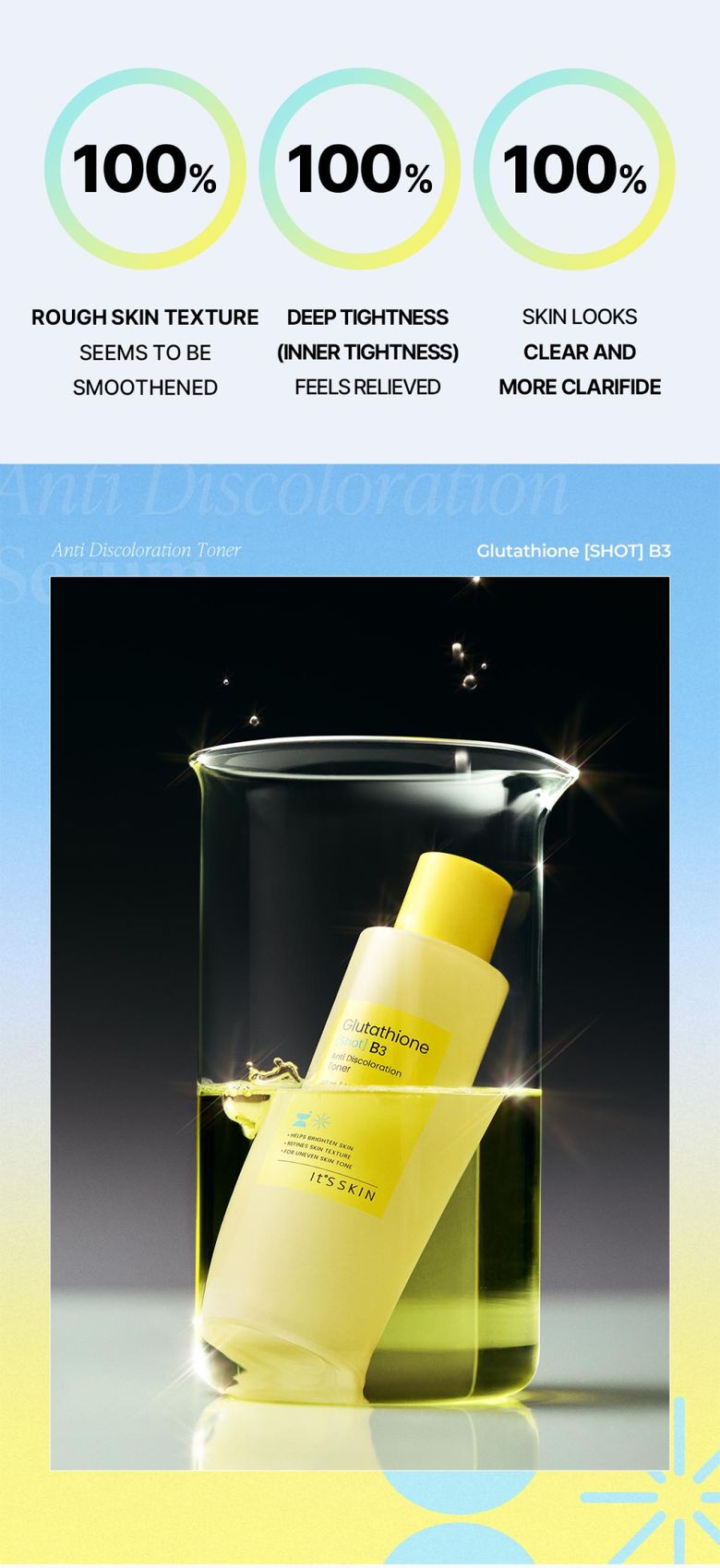 MUSINSA | IT'S SKIN Glutathione Shot B3 Clear Tone Toner 120ml