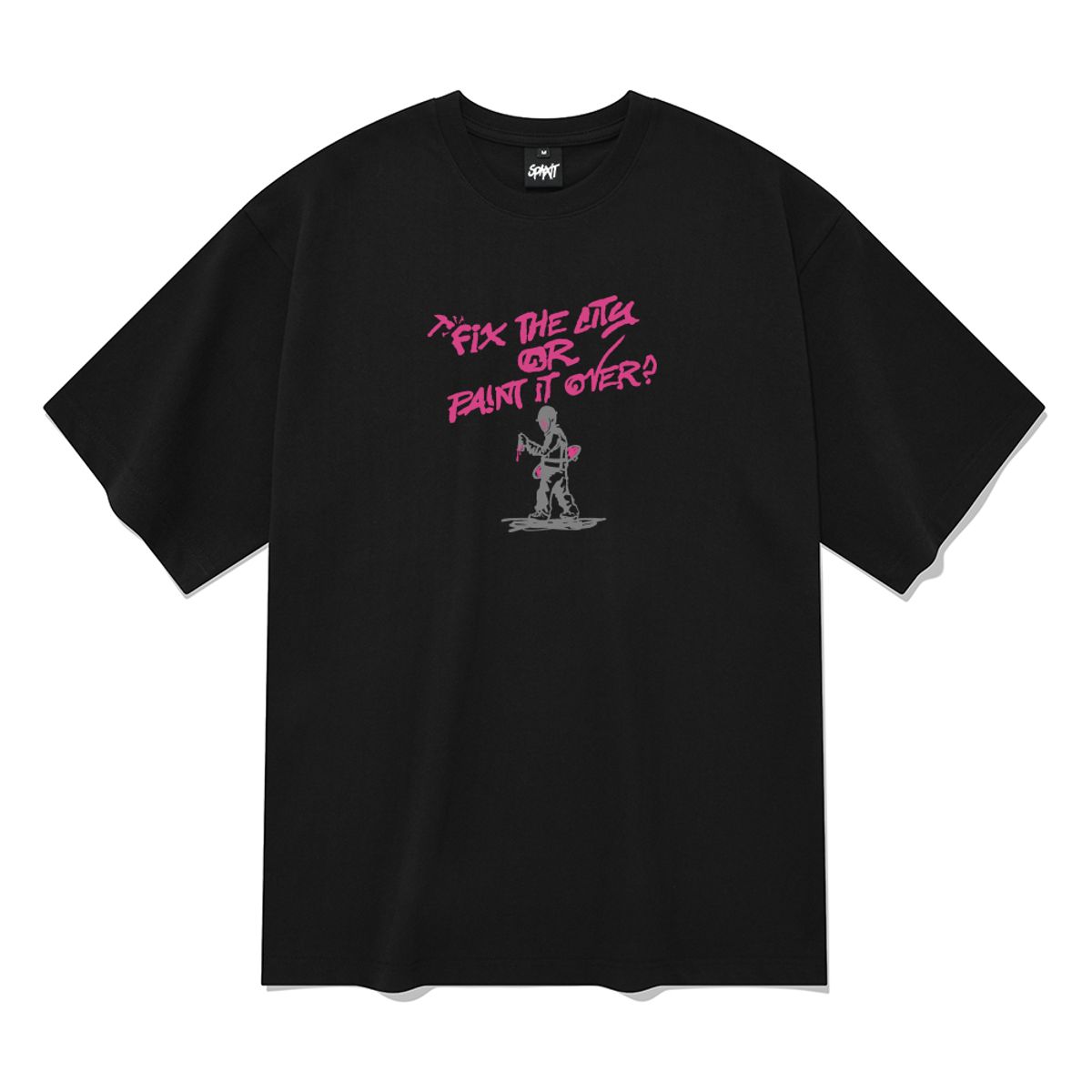 스핏싯(SPITXIT) Street fixer 반팔 티셔츠 4color