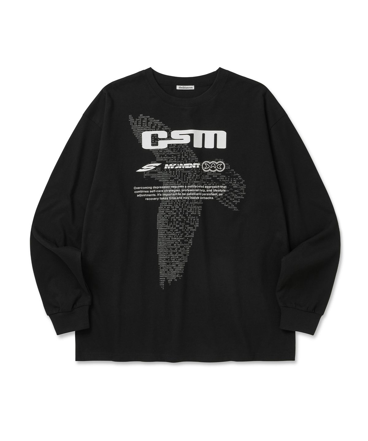 아이필블루씨에스엠(IFEELBLUECSM) CSM Digital Graphics L/S Tee [2Color]