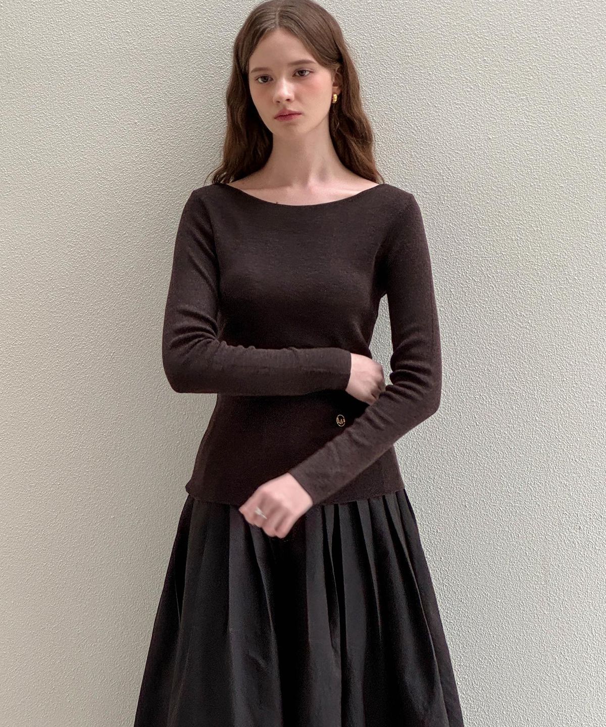 로트르드민(LAUTREDE MIN) Emu boat knit