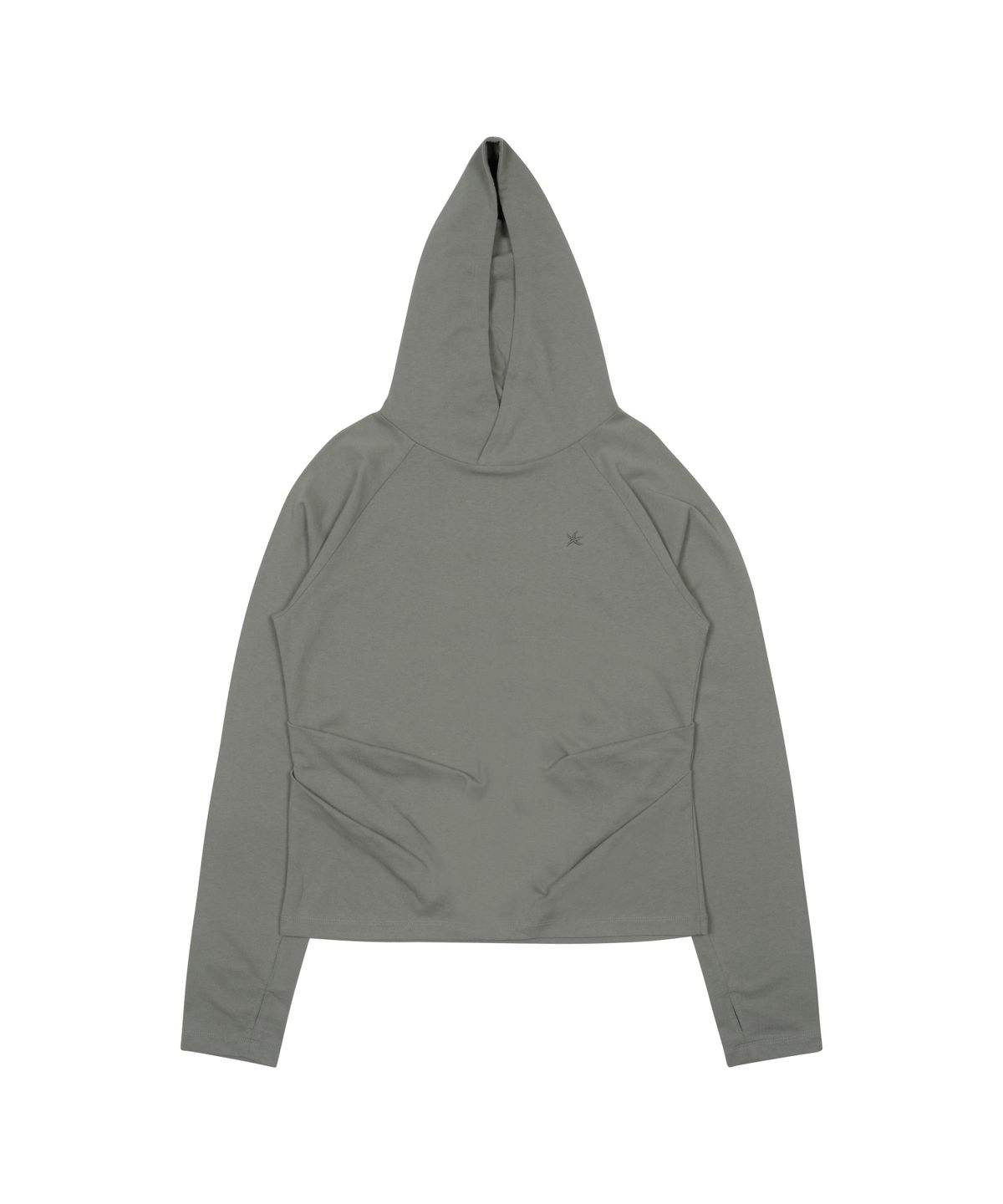 더콜디스트모먼트(THE COLDEST MOMENT) TCM hooded raglan long sleeve (grey)