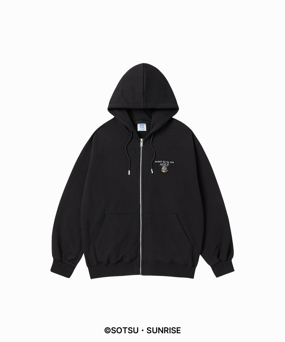 아크메드라비(ACME DE LA VIE) 기동전사 건담 MOBILE SUIT GUNDAM BASIC LOGO HOODIE ZIP UP (2 COLOR)