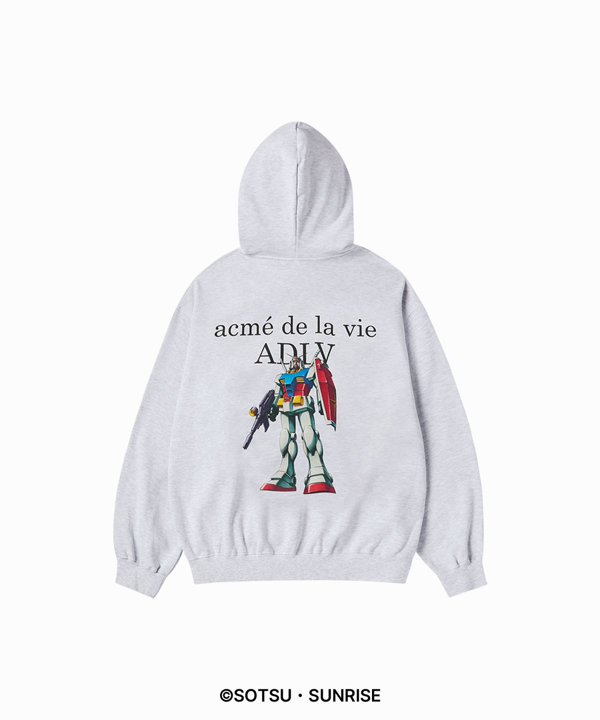 아크메드라비(ACME DE LA VIE) 기동전사 건담 MOBILE SUIT GUNDAM BASIC LOGO HOODIE ZIP UP (2 COLOR)
