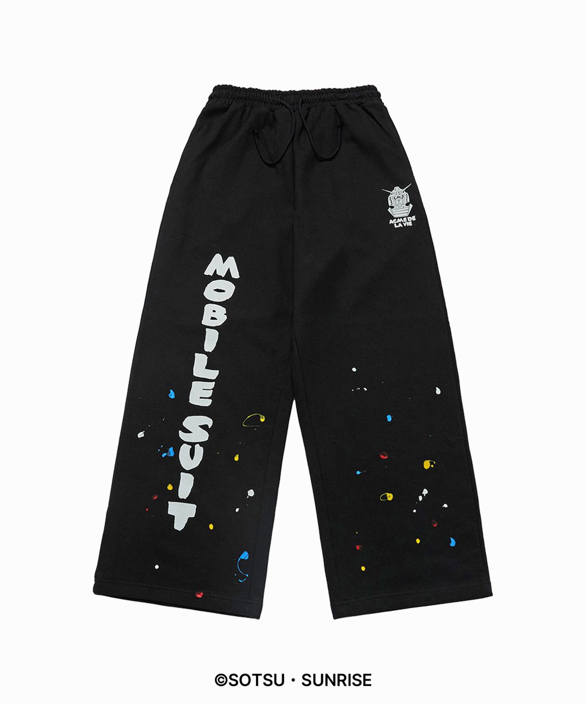 아크메드라비(ACME DE LA VIE) 기동전사 건담 MOBILE SUIT GUNDAM BOLD FONT PAINTING PANTS (2 COLOR)