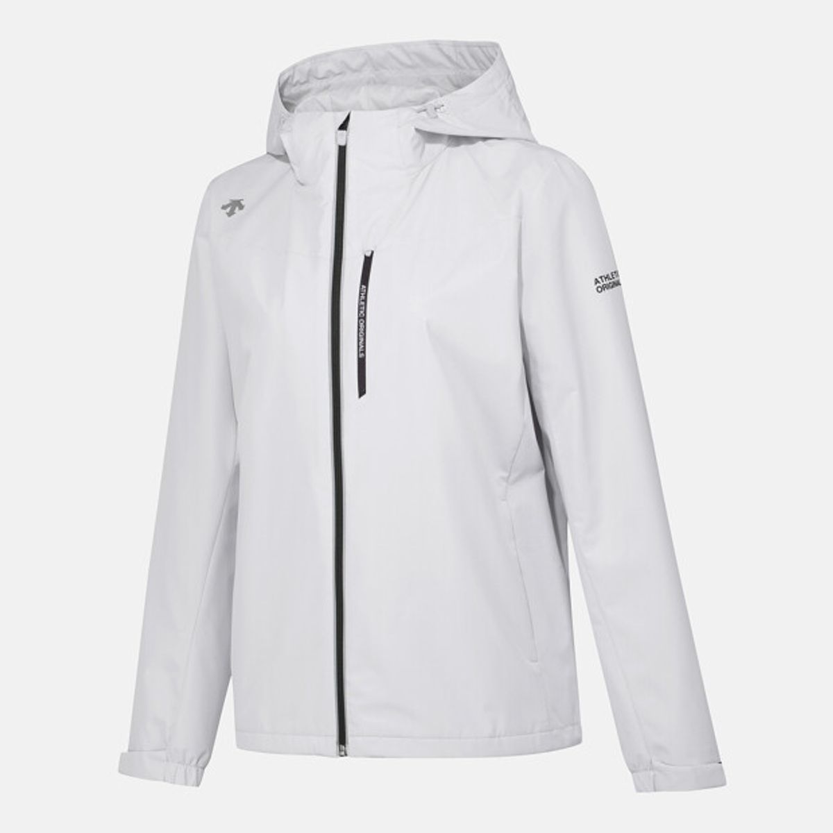 데상트(DESCENTE) 러닝 안감 기모 자켓 라이트 그레이(SQ323RJK91)