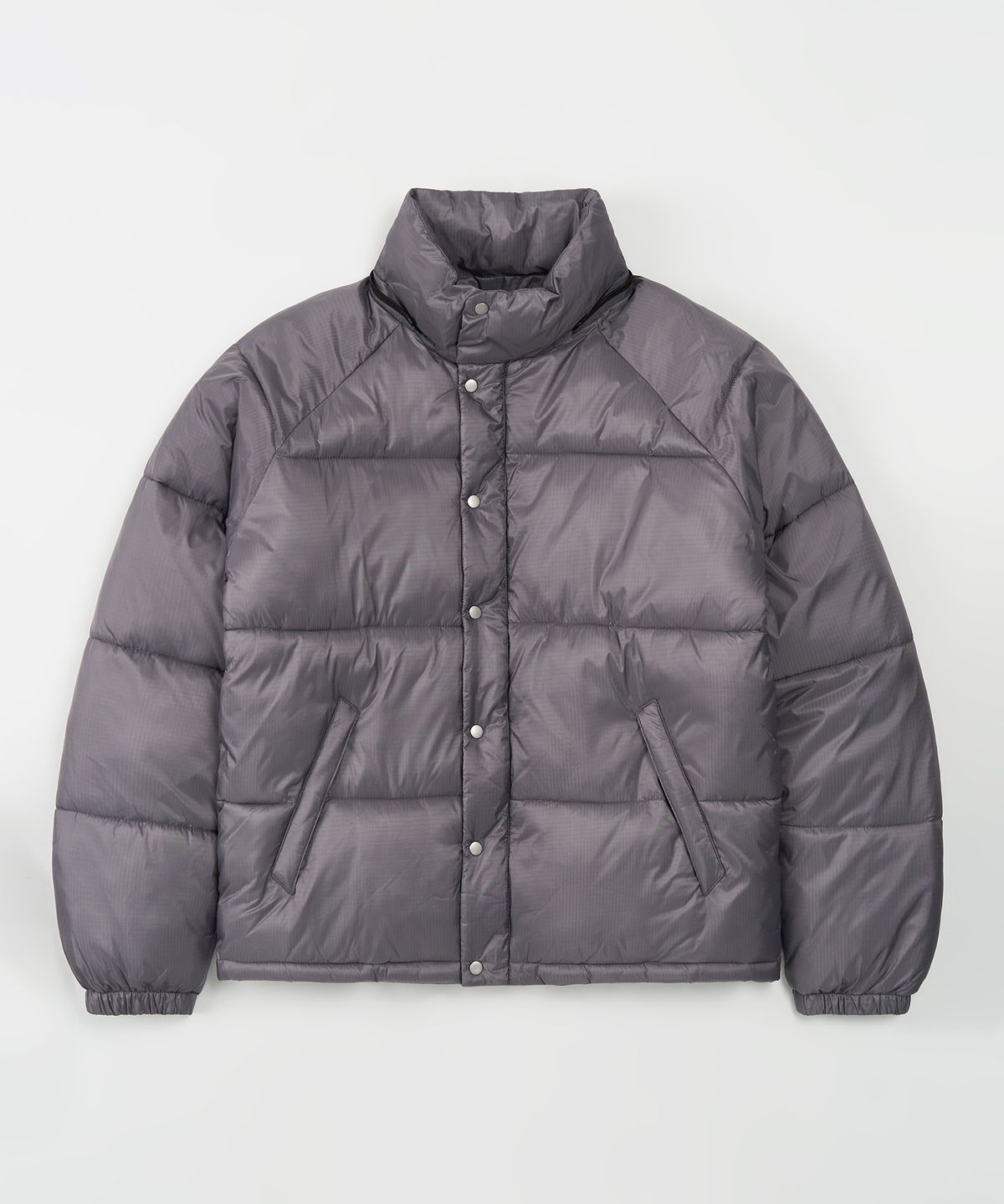 토피(TOFFEE) 디태처블 후드 패딩 점퍼 (GREY)