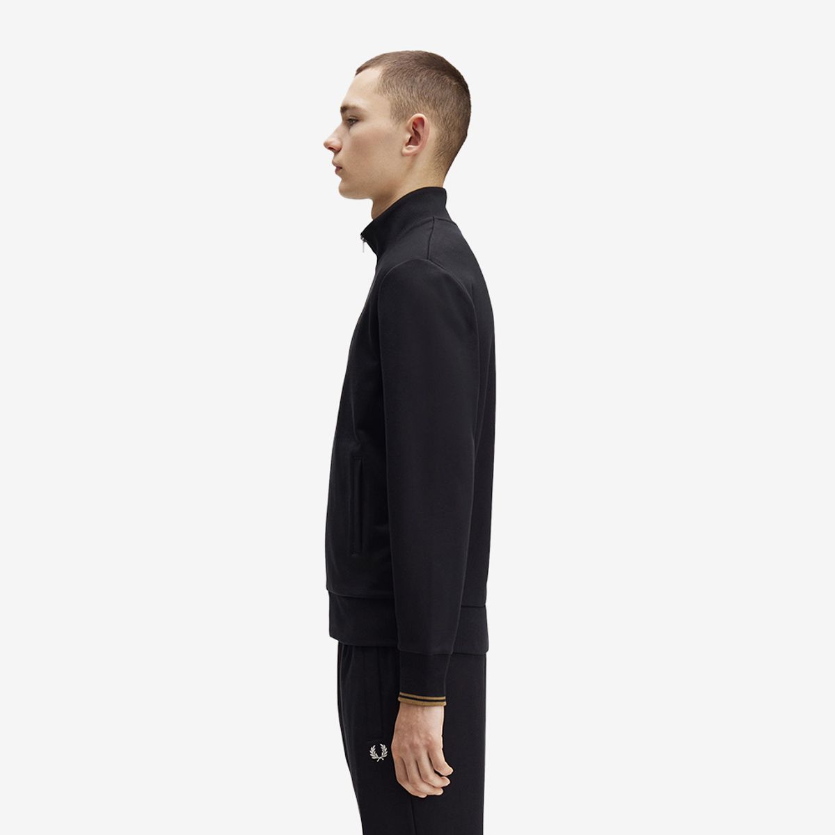 프레드페리(FRED PERRY) [Sport] 집 스루 스웻셔츠 - 블랙 AFPM2531327-102