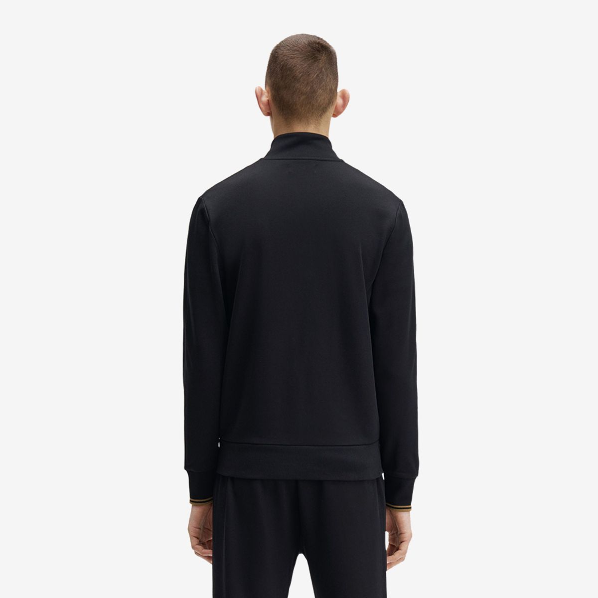 프레드페리(FRED PERRY) [Sport] 집 스루 스웻셔츠 - 블랙 AFPM2531327-102