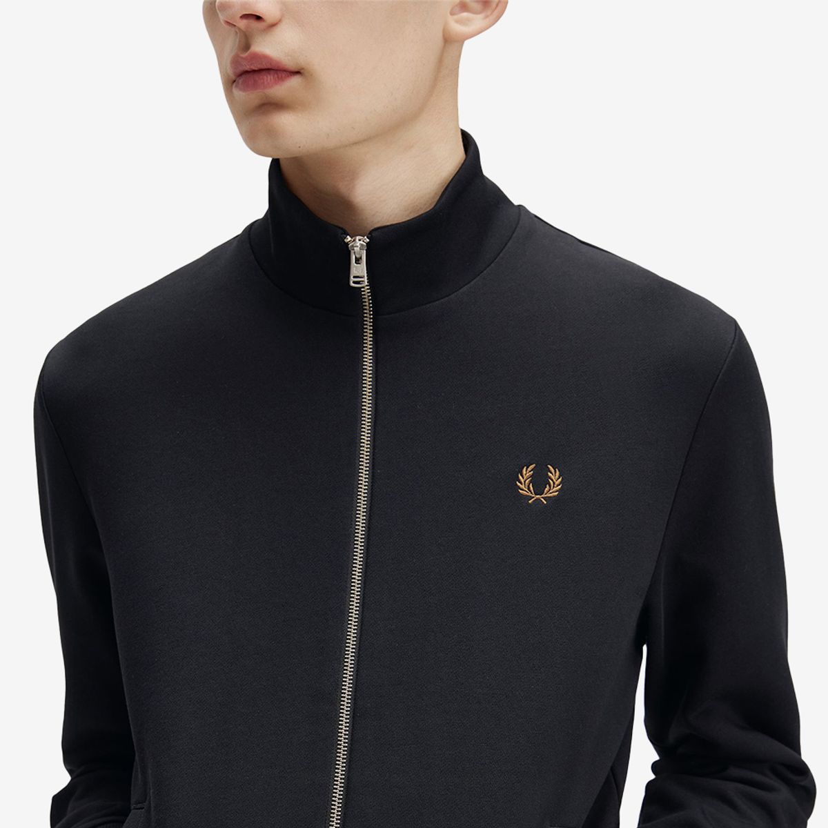 프레드페리(FRED PERRY) [Sport] 집 스루 스웻셔츠 - 블랙 AFPM2531327-102