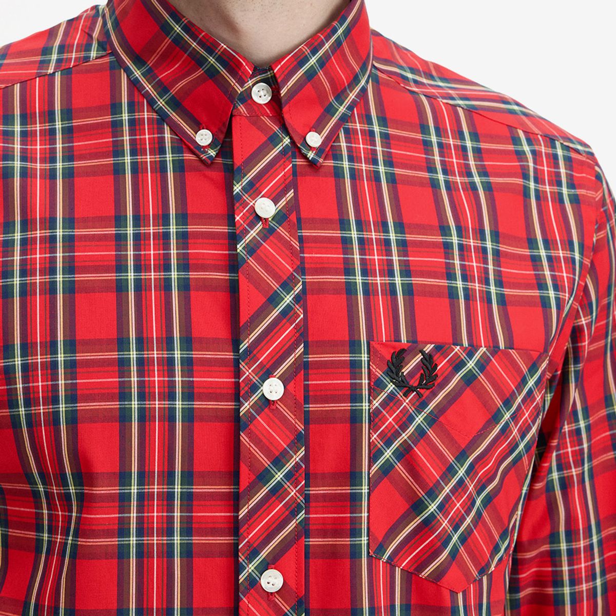 프레드페리(FRED PERRY) [Sharp] 스튜어트 타탄 셔츠 - 스튜어트 타탄 AFPM2531738-Z90