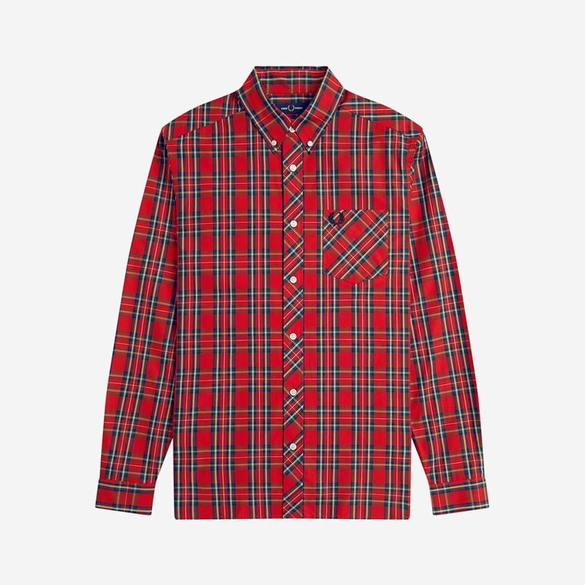 프레드페리(FRED PERRY) [Sharp] 스튜어트 타탄 셔츠 - 스튜어트 타탄 AFPM2531738-Z90