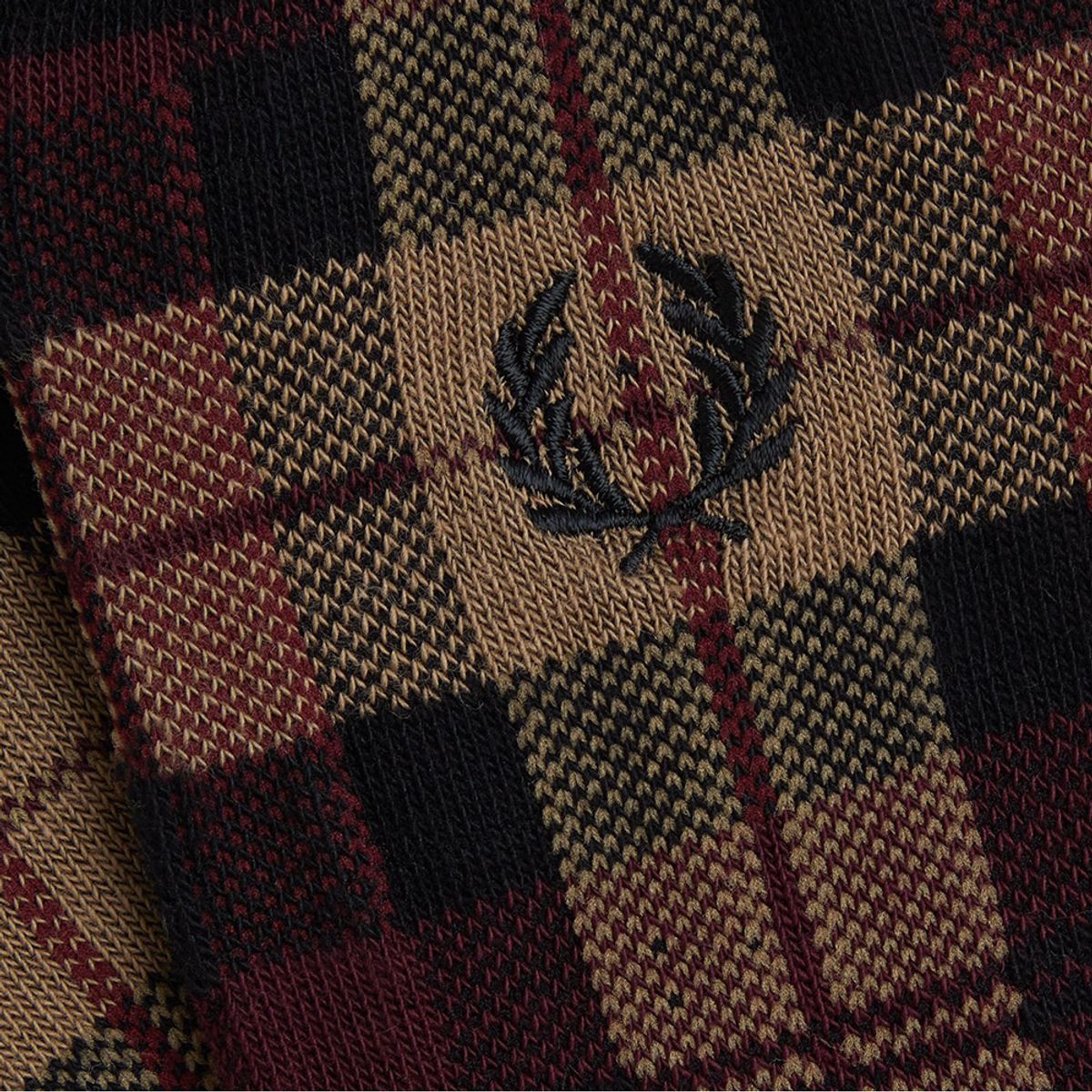 프레드페리(FRED PERRY) 타탄 삭스 - 쉐이디드스톤 CFPU2538143-P96