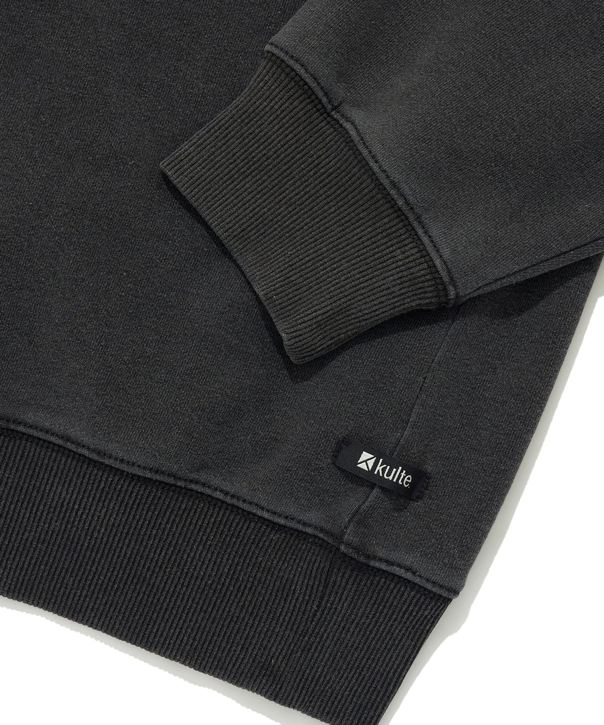 쿨트(KULTE) MARSEILLE PIGMENT CREWNECK_BLACK