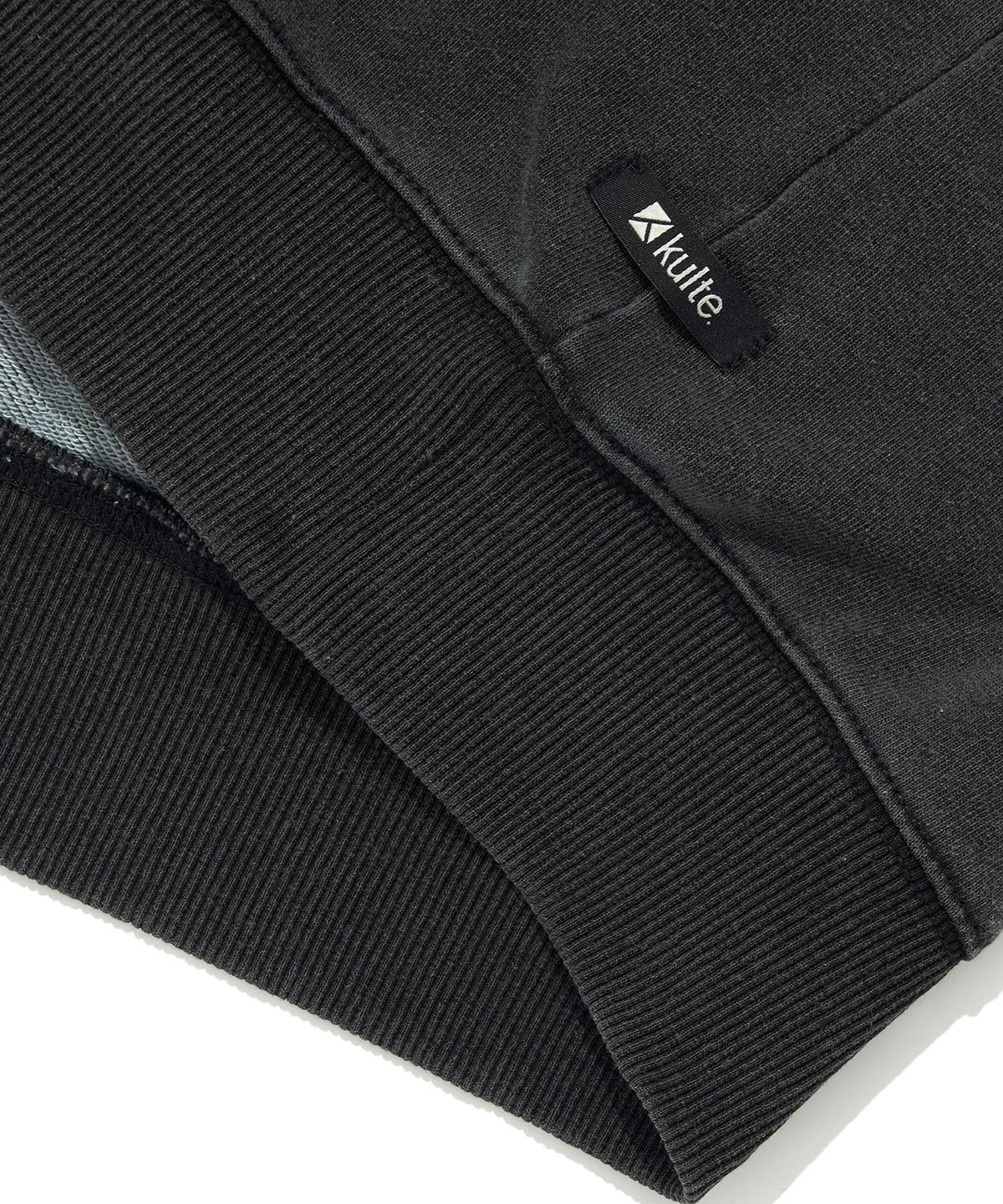 쿨트(KULTE) MARSEILLE PIGMENT CREWNECK_BLACK
