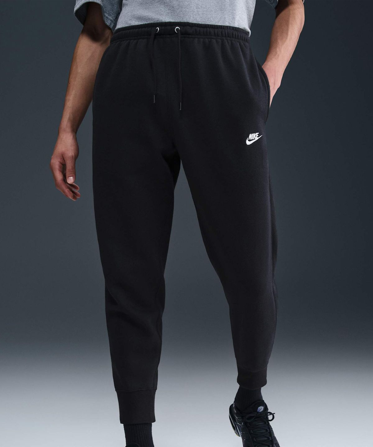 나이키(NIKE) 클럽 조거 M - 블랙:화이트 / FN3788-010