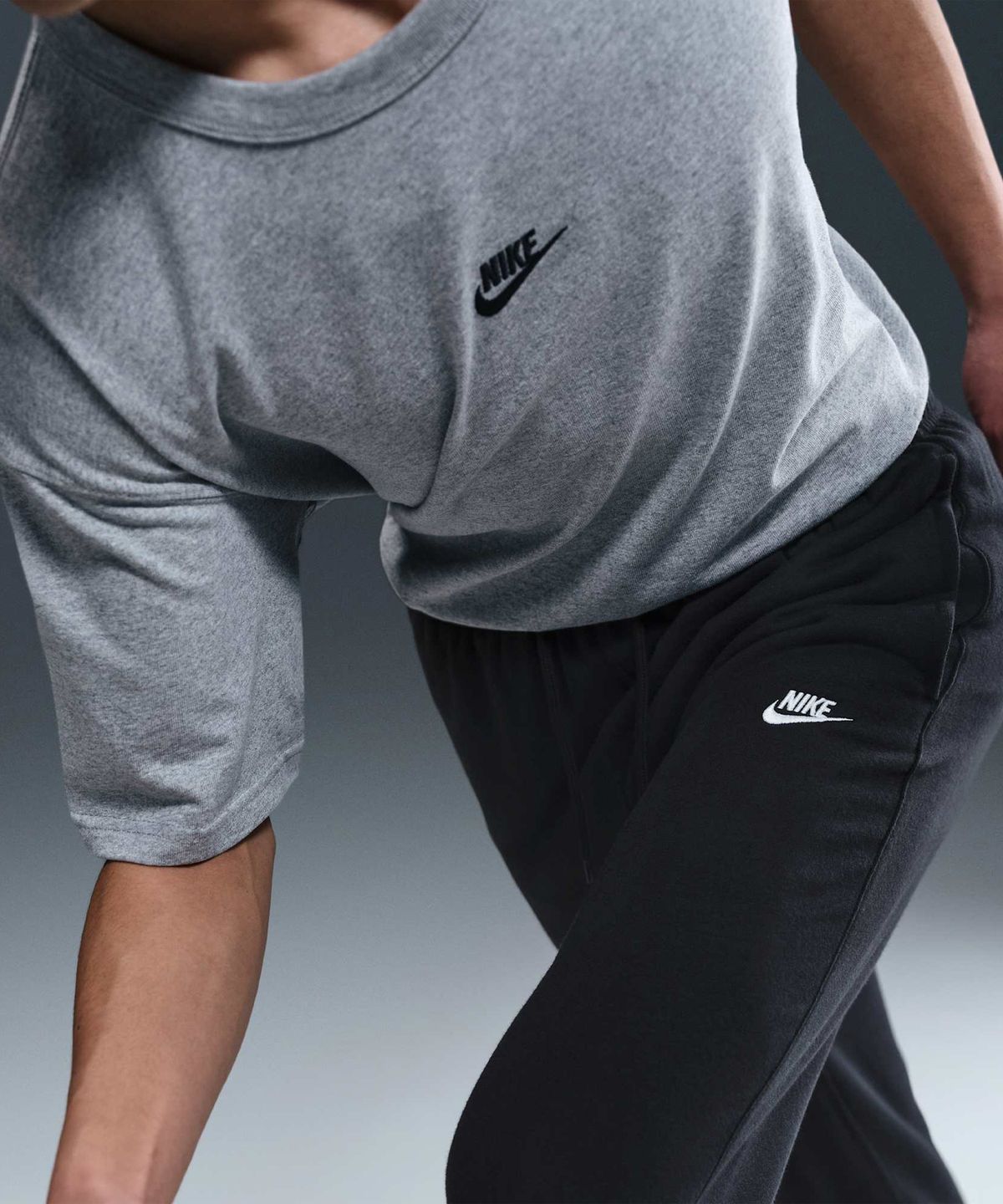 나이키(NIKE) 클럽 조거 M - 블랙:화이트 / FN3788-010