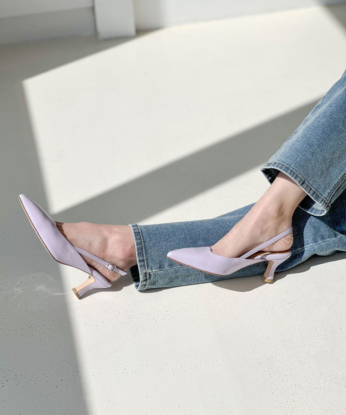우디레(UDIRE) Fata_Slingback_Lavender(UFB1PB10LV)
