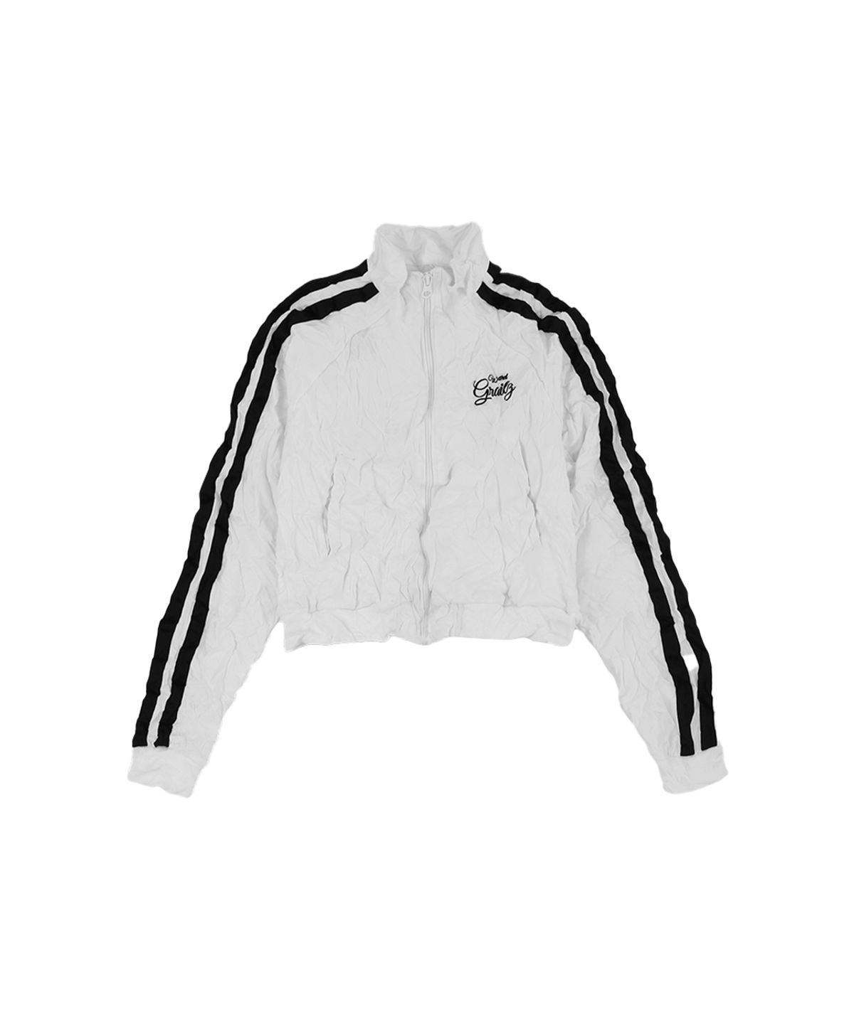 그레일즈(GRAILZ) CRINKLE TRACK JACKET [WHITE]