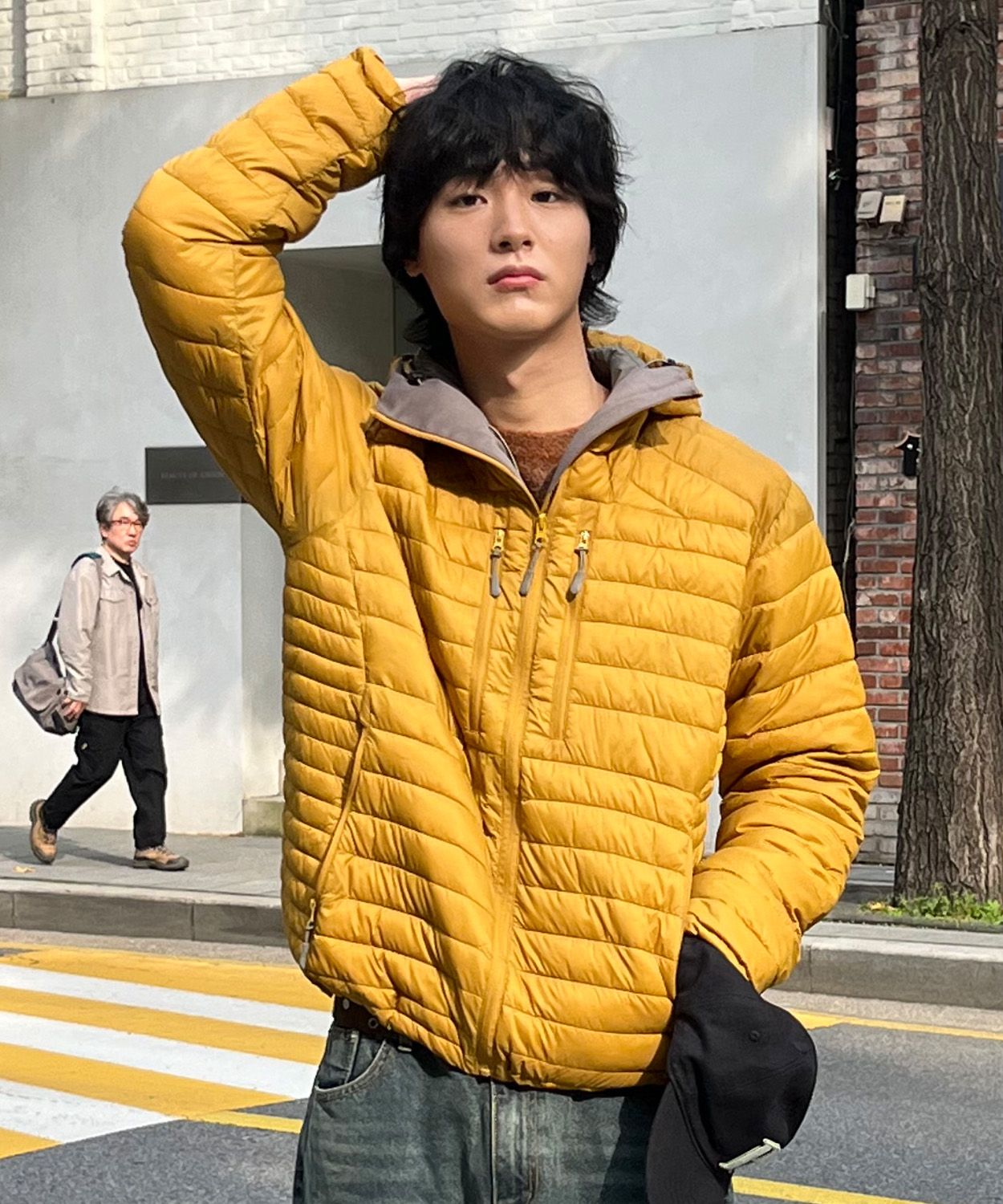 MUSINSA公式 | LEIRE エッセンシャルフードパーカーロライトダウン