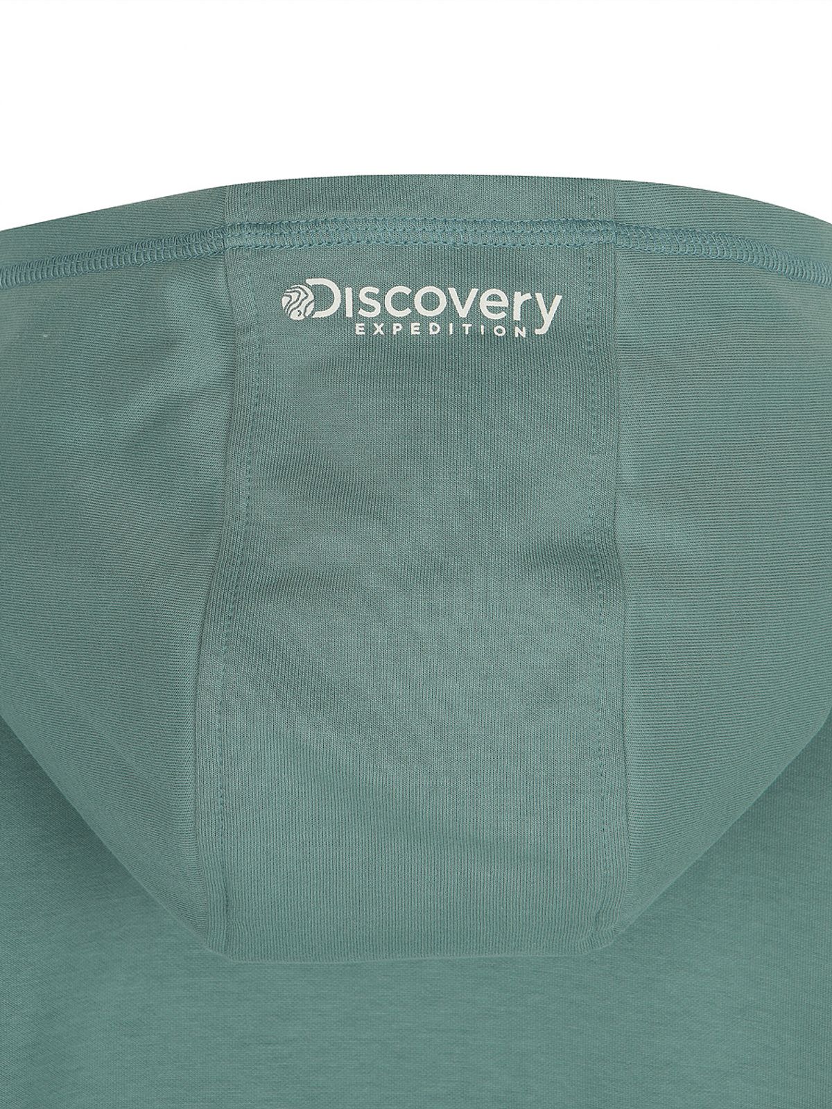 디스커버리 키즈(DISCOVERY KIDS) 키즈 아웃도어 로고 후드티셔츠 (DARK MINT)