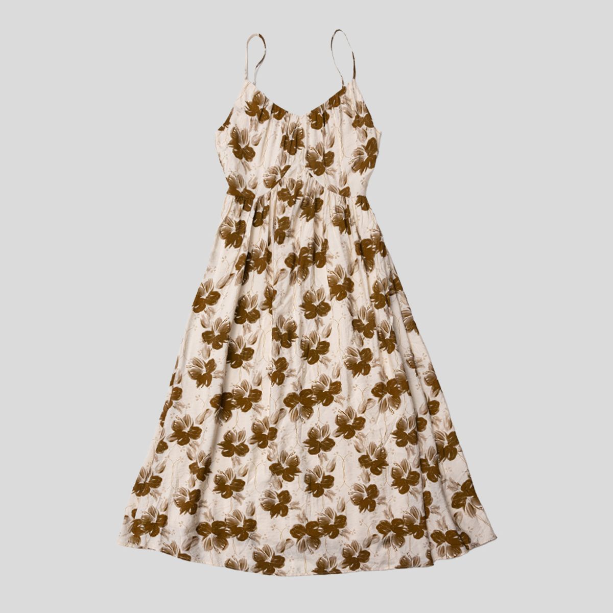 랭썬(LANGSON) LS_Fall flower dress_BROWN