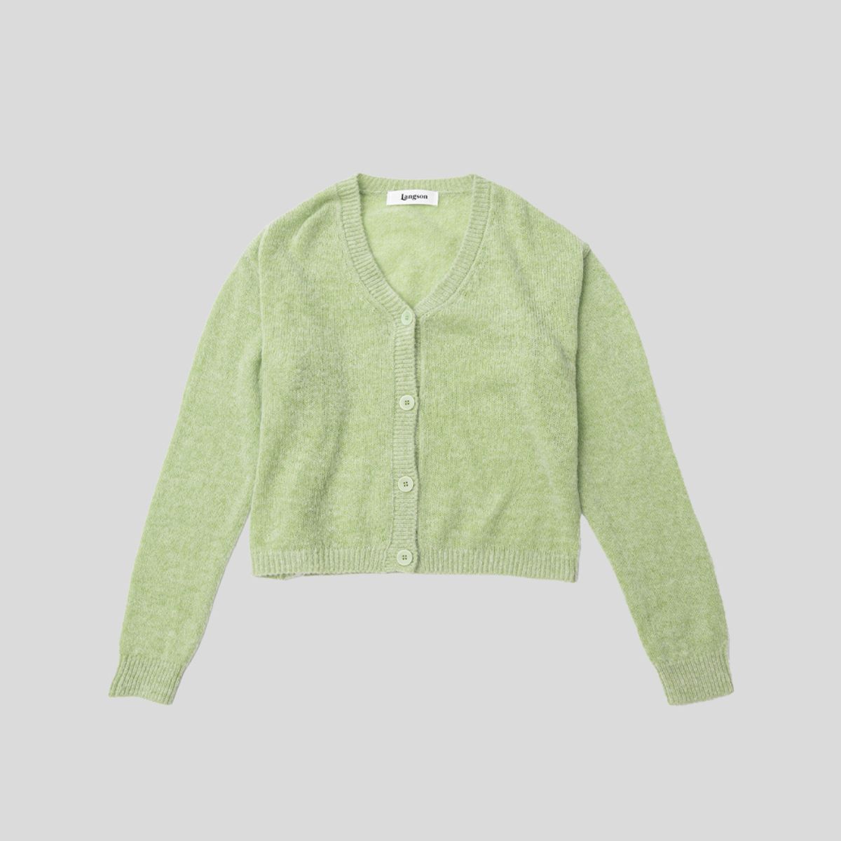 랭썬(LANGSON) LS_V-neck knit cardigan_2color