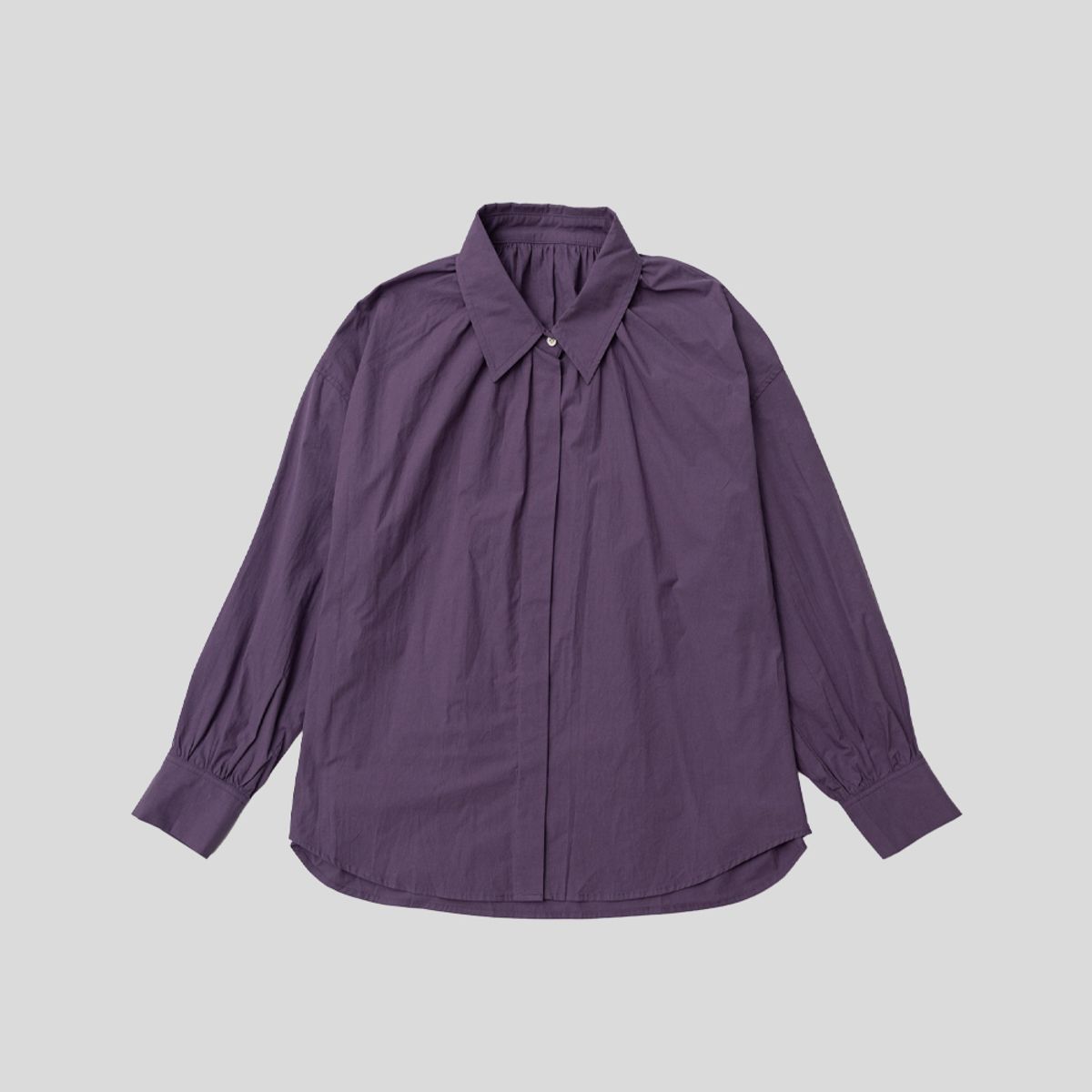 랭썬(LANGSON) LS_Autumn solid color shirt_2color
