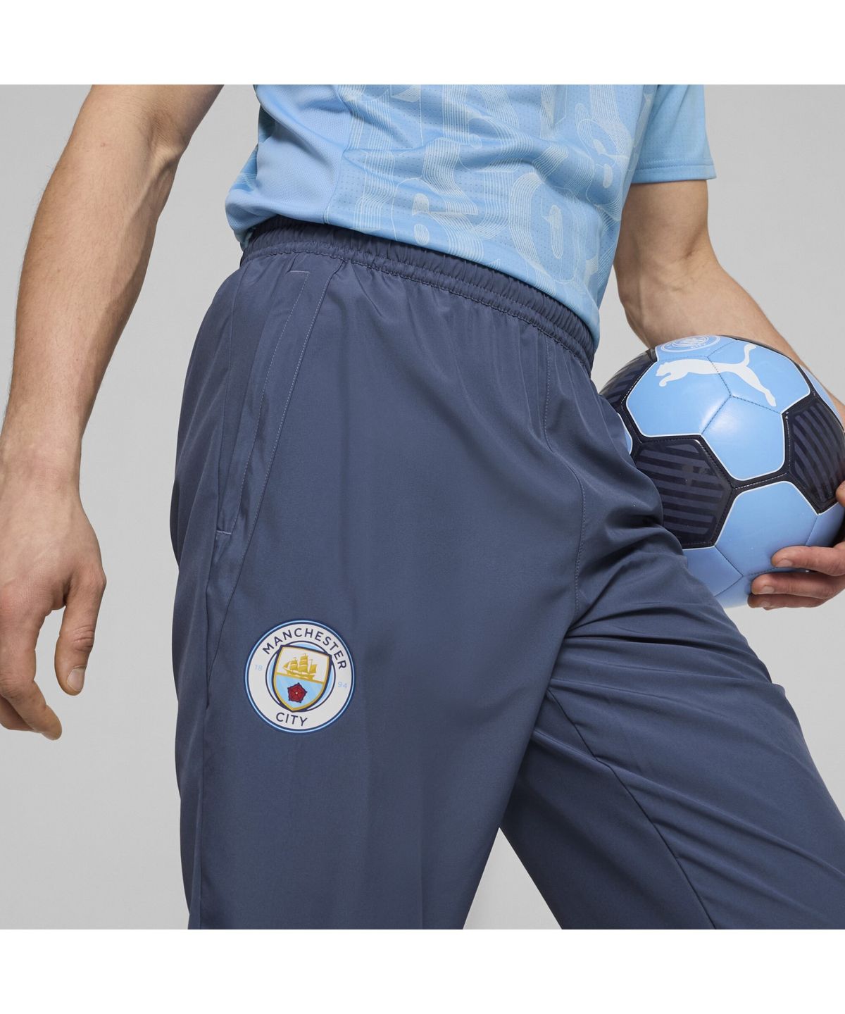 푸마(PUMA) [푸마 공식] MCFC 프리매치 우븐 팬츠 (77758122)