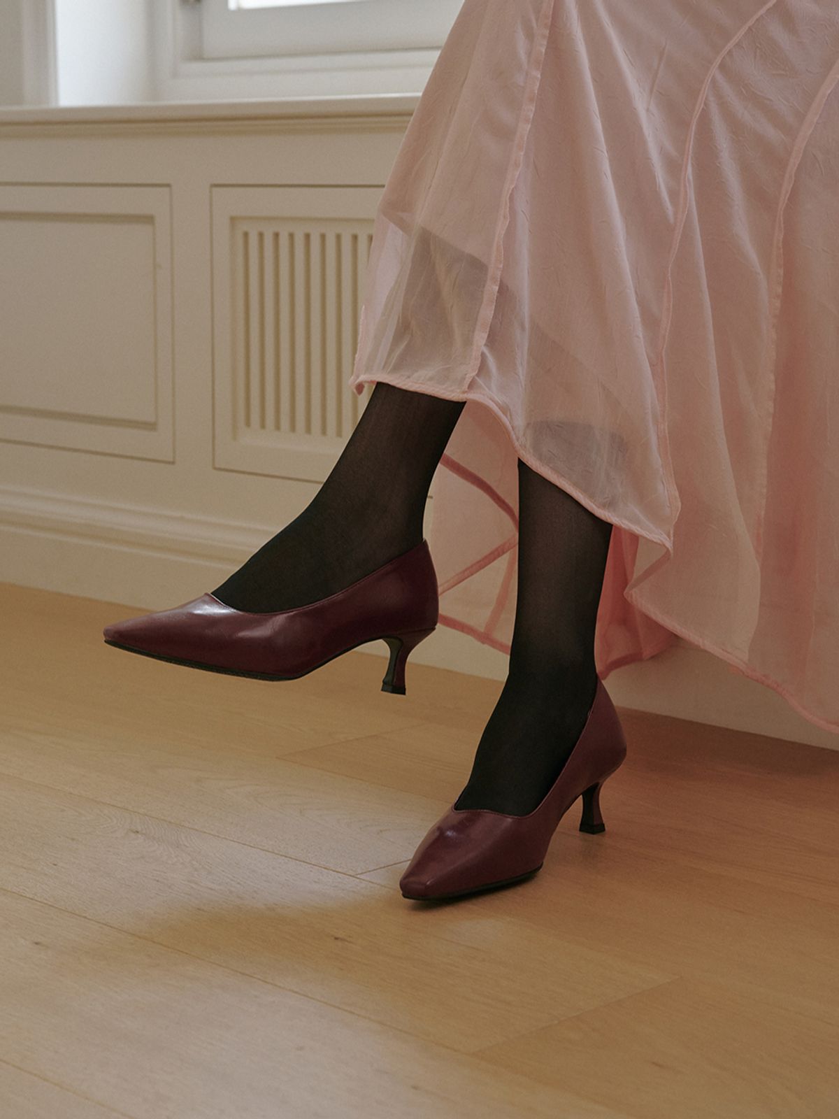 메티에(METIER) me041 Kelly stealetto middle pumps 켈리 스틸레토 미들굽 펌프스_3color