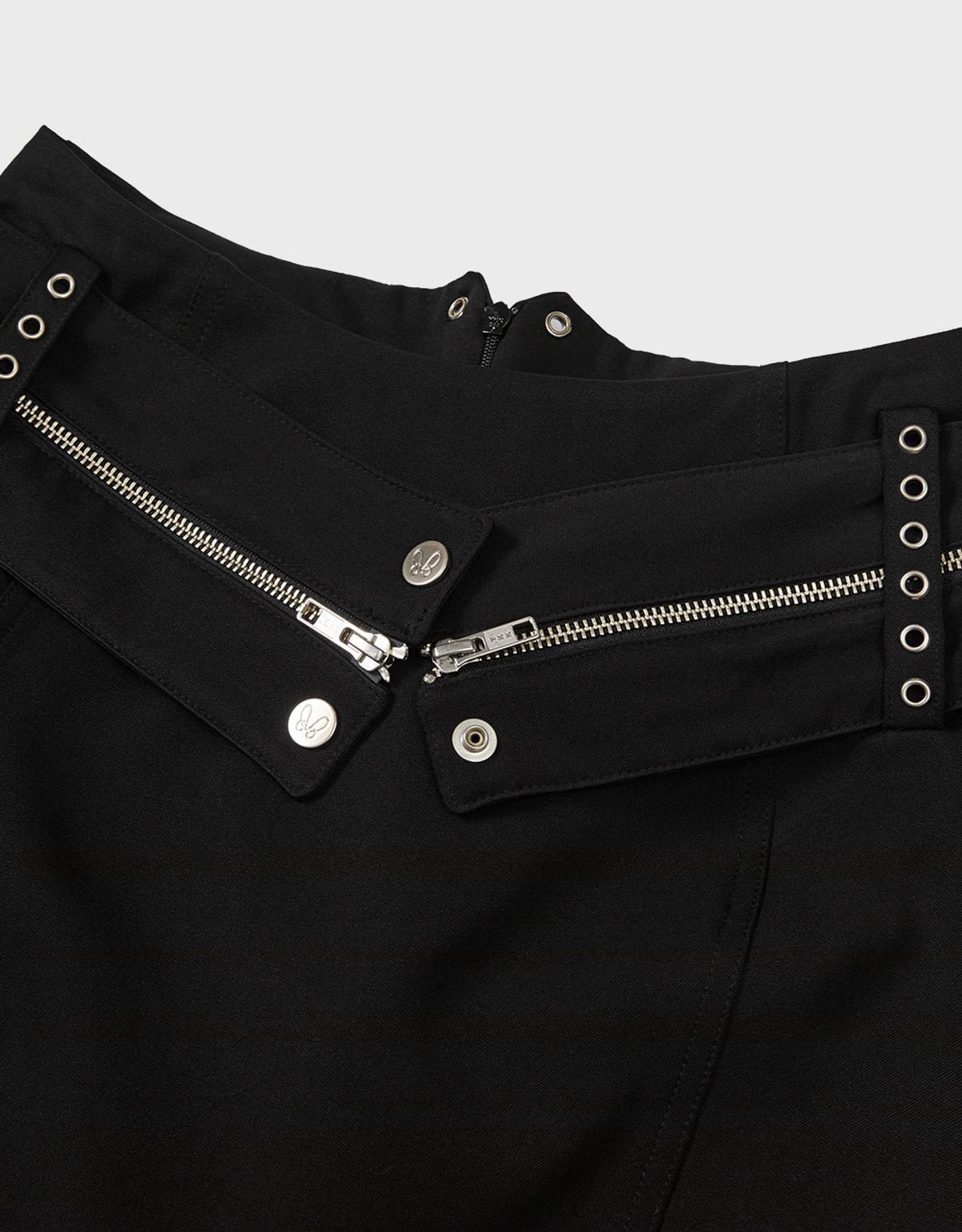 엠엠더블유(MMW) [MMW] BELT POCKET LONG SKIRT (BLACK)