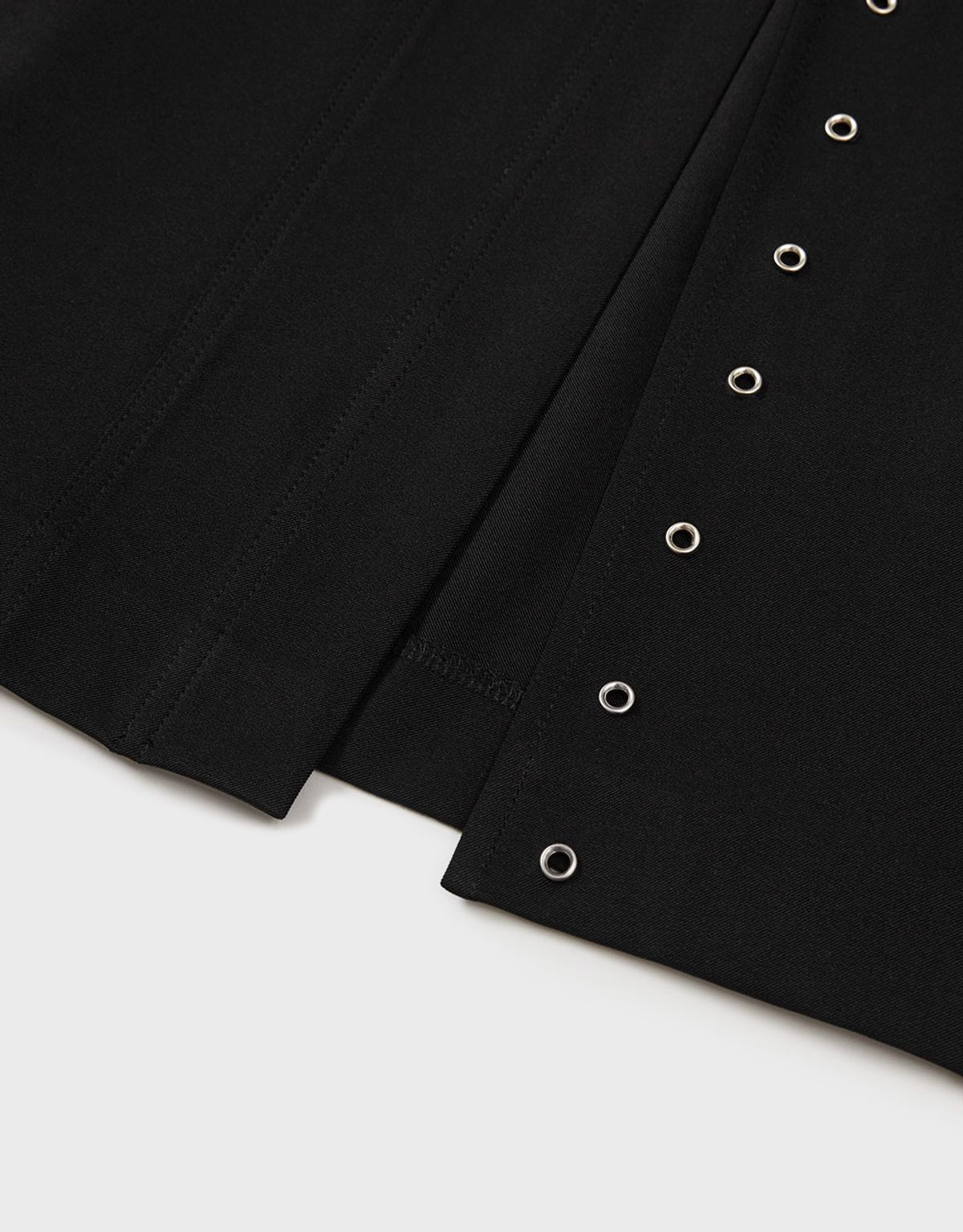 엠엠더블유(MMW) [MMW] BELT POCKET LONG SKIRT (BLACK)