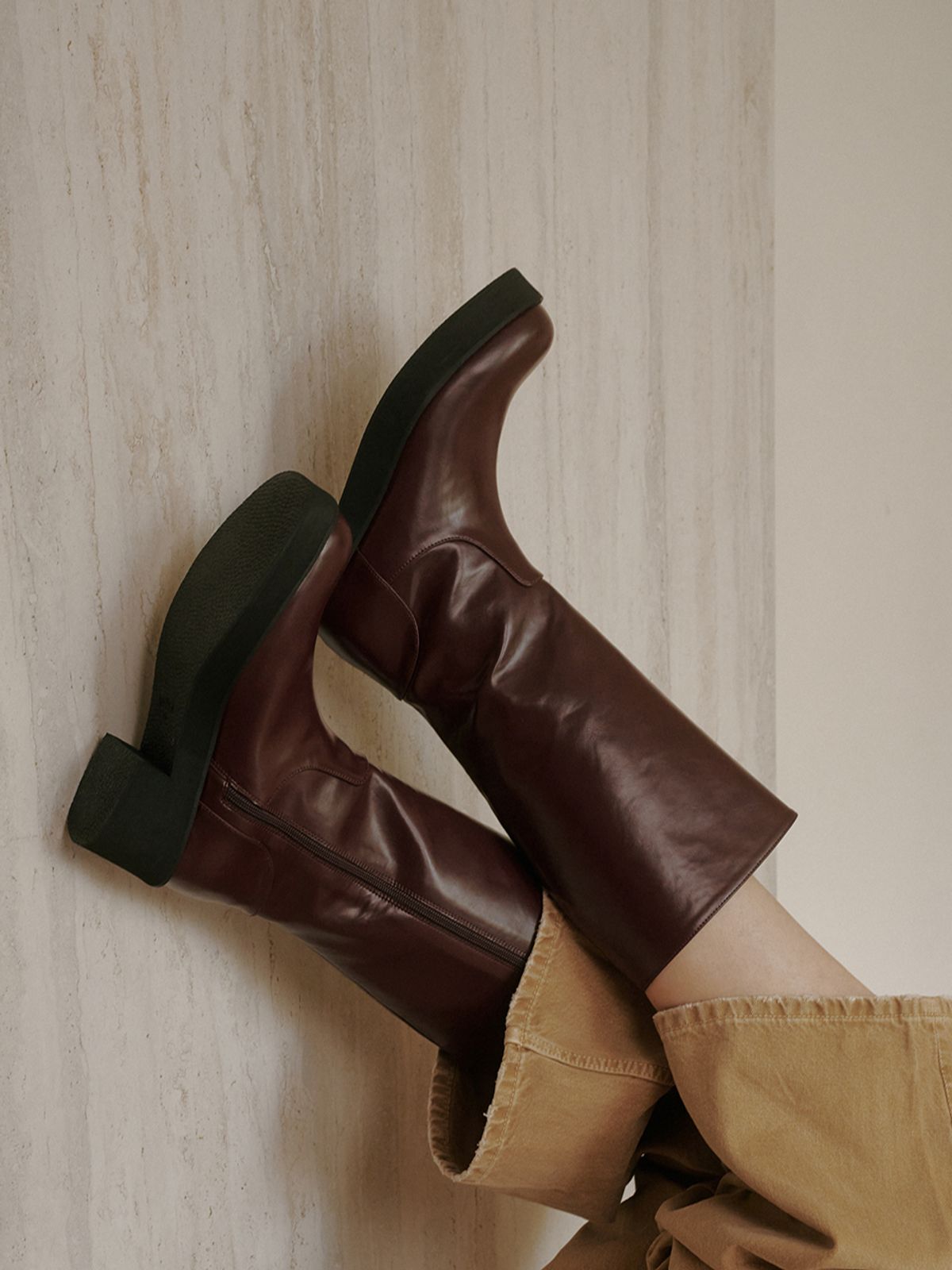 메티에(METIER) me1009 Bria flatform modern long boots 브리아 플랫폼 롱부츠_2color