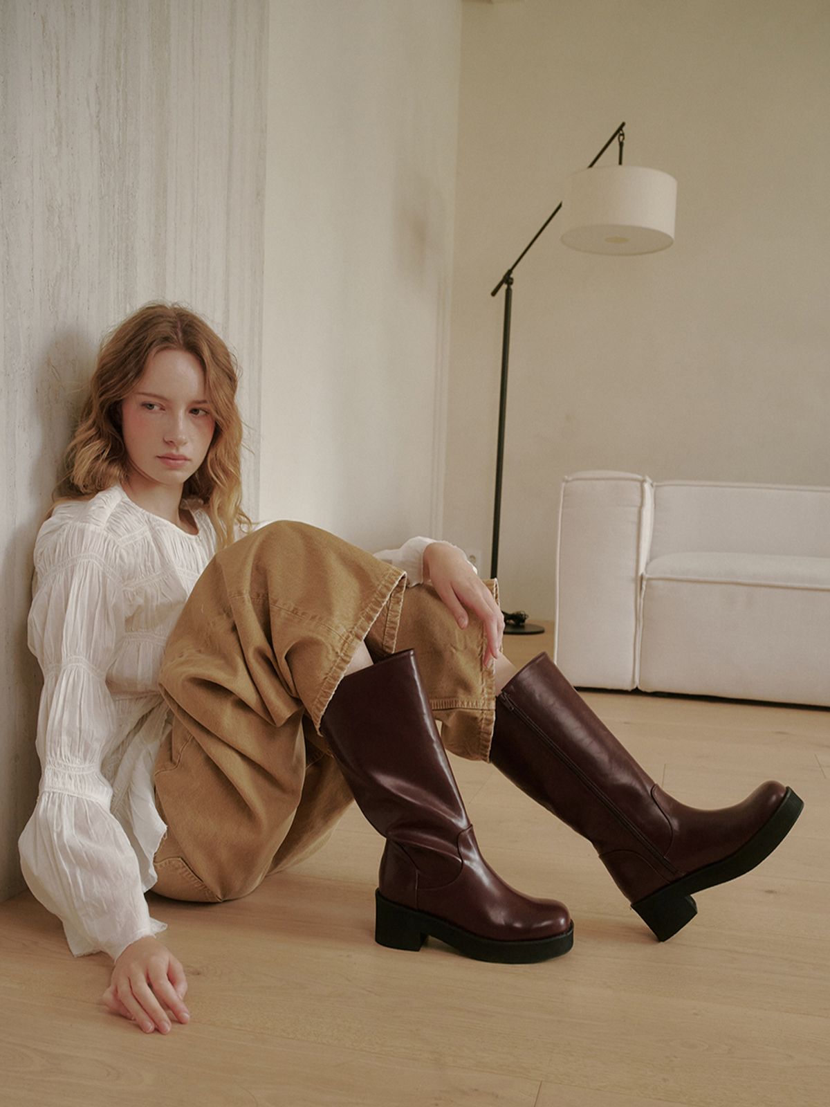 메티에(METIER) me1009 Bria flatform modern long boots 브리아 플랫폼 롱부츠_2color