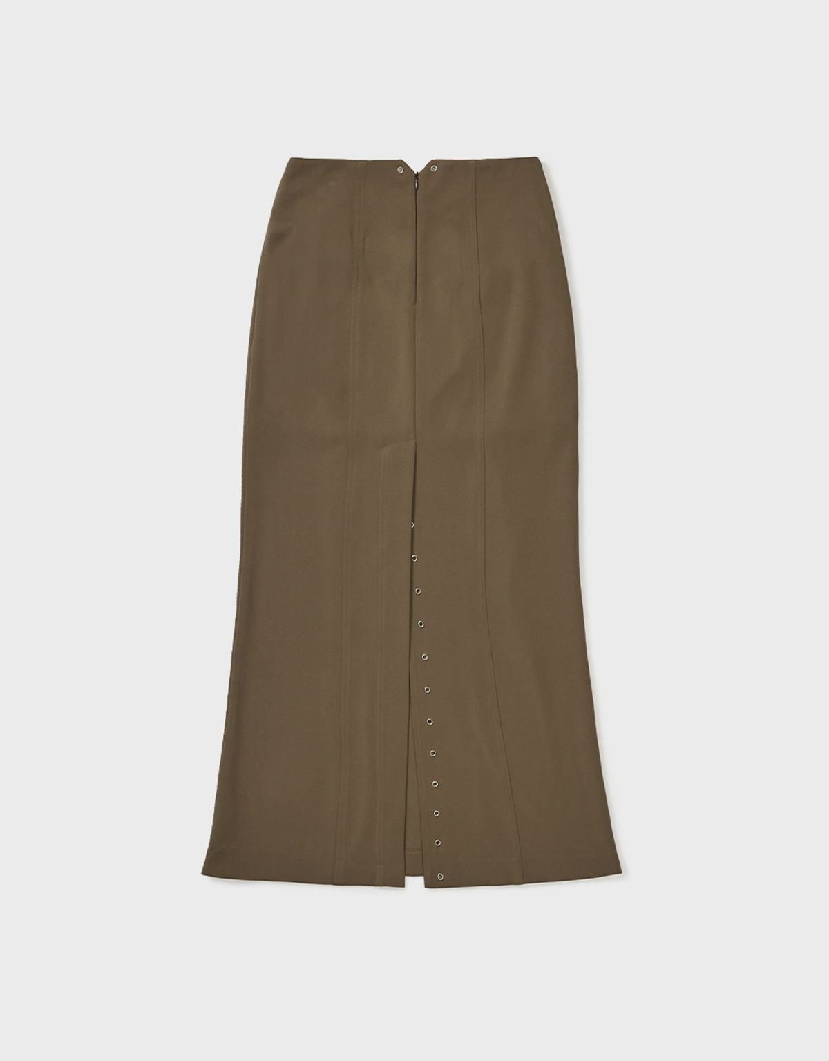 엠엠더블유(MMW) [MMW] BELT POCKET LONG SKIRT (BROWN)