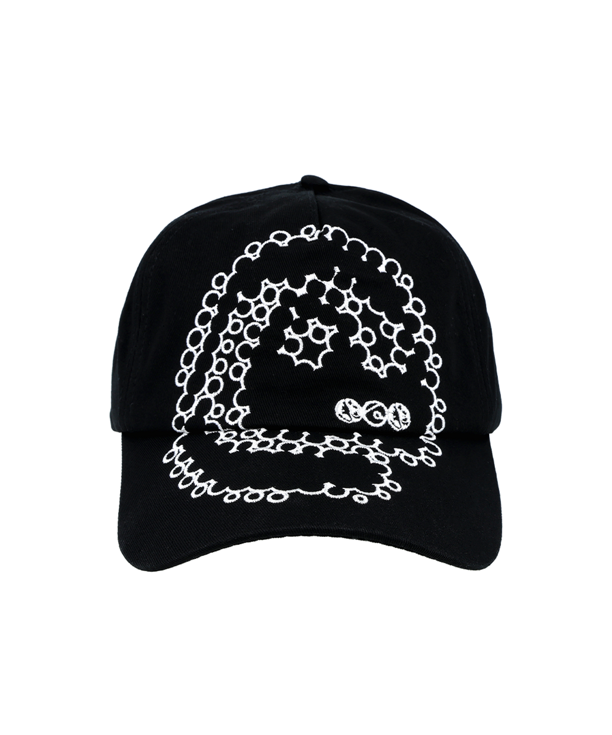 더왈드(THEWARLD) AAS LOGO BASEBALL CAP BLACK
