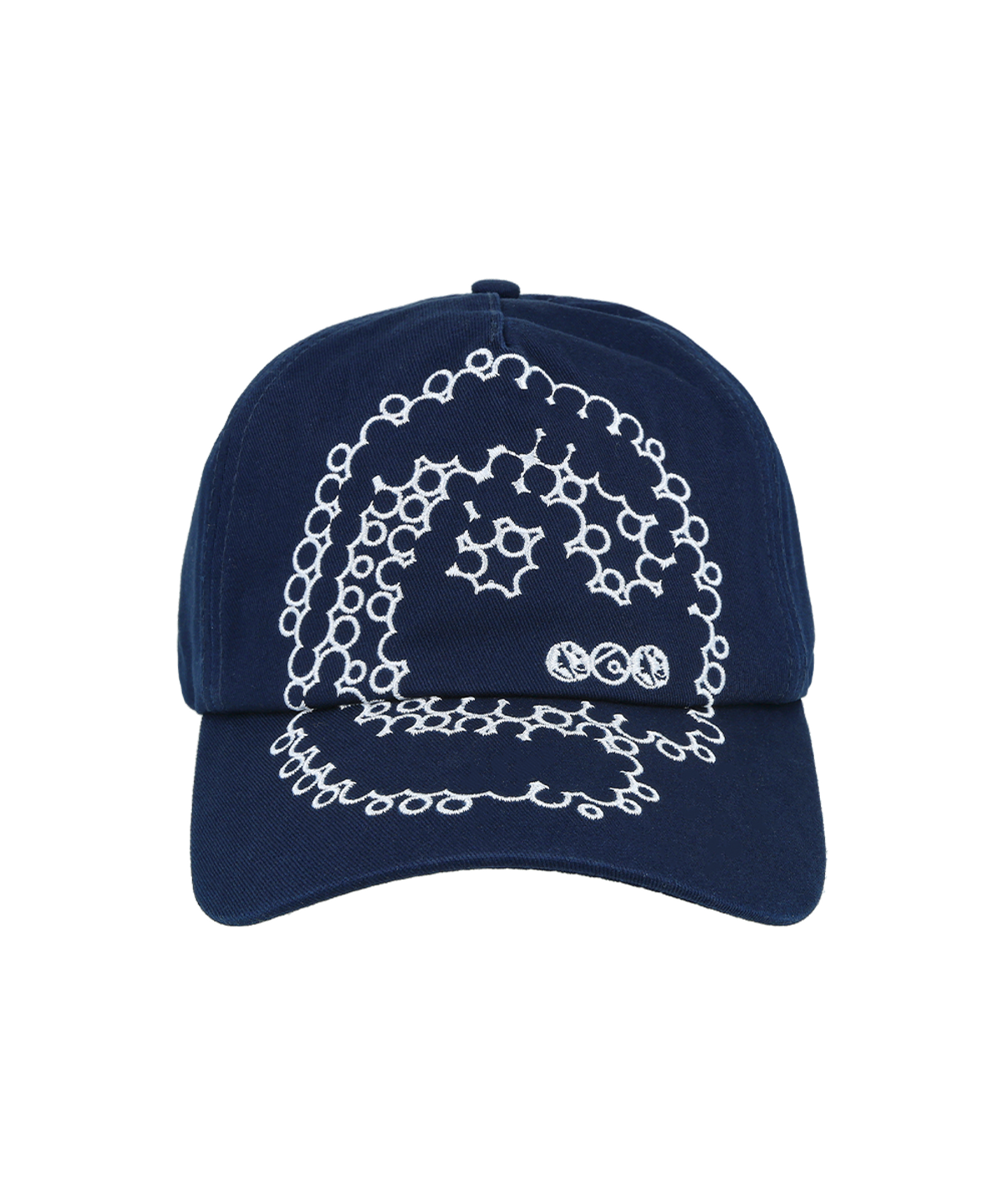 더왈드(THEWARLD) AAS LOGO BASEBALL CAP NAVY