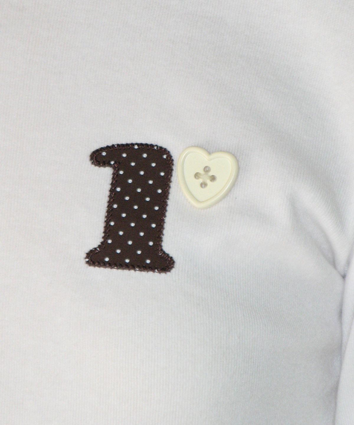 론론(RONRON) R LOGO BUTTON SLIM FIT LONG SLEEVE WHITE